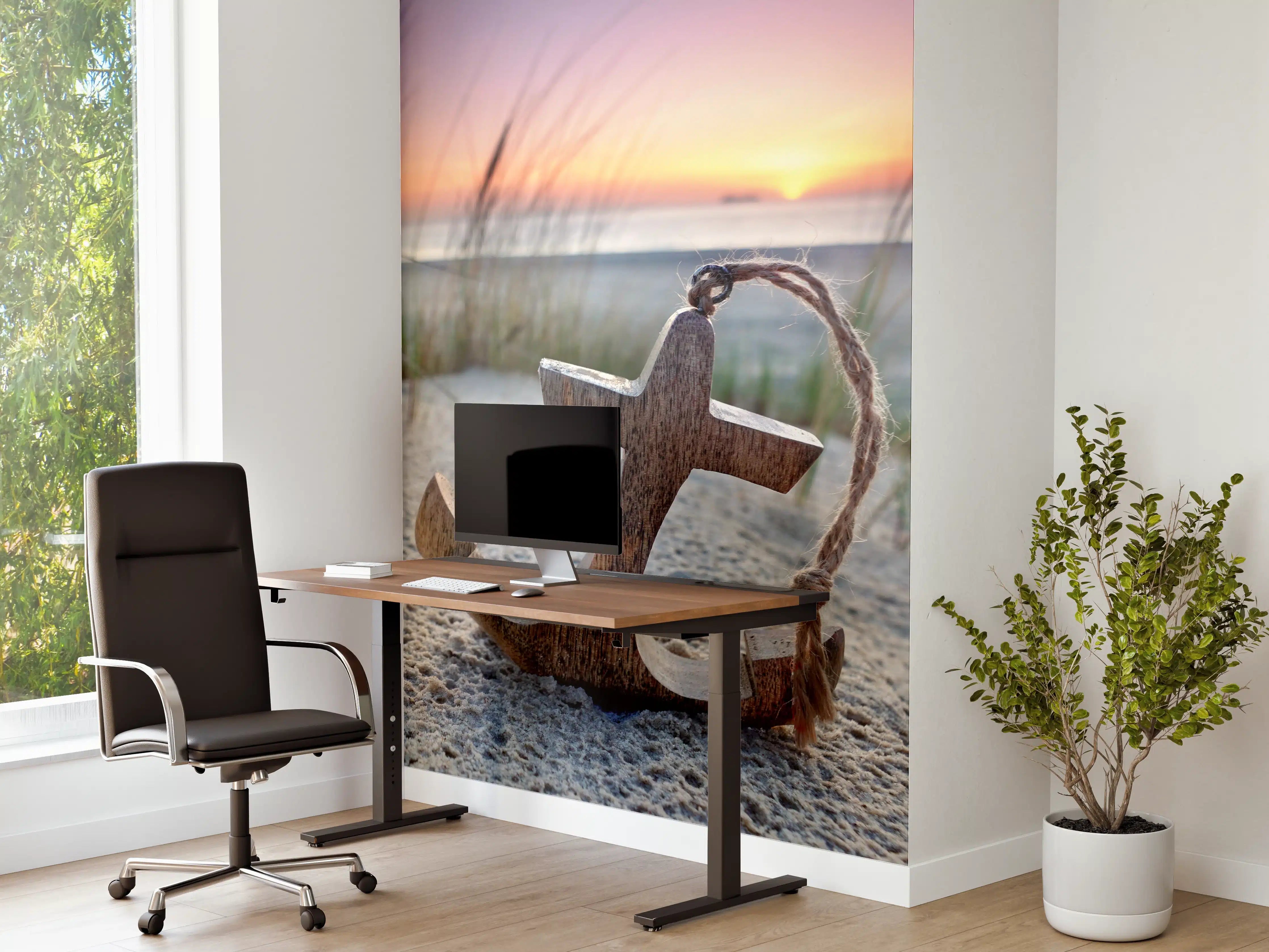 Büro Wandgestaltung - Anker am Strand
