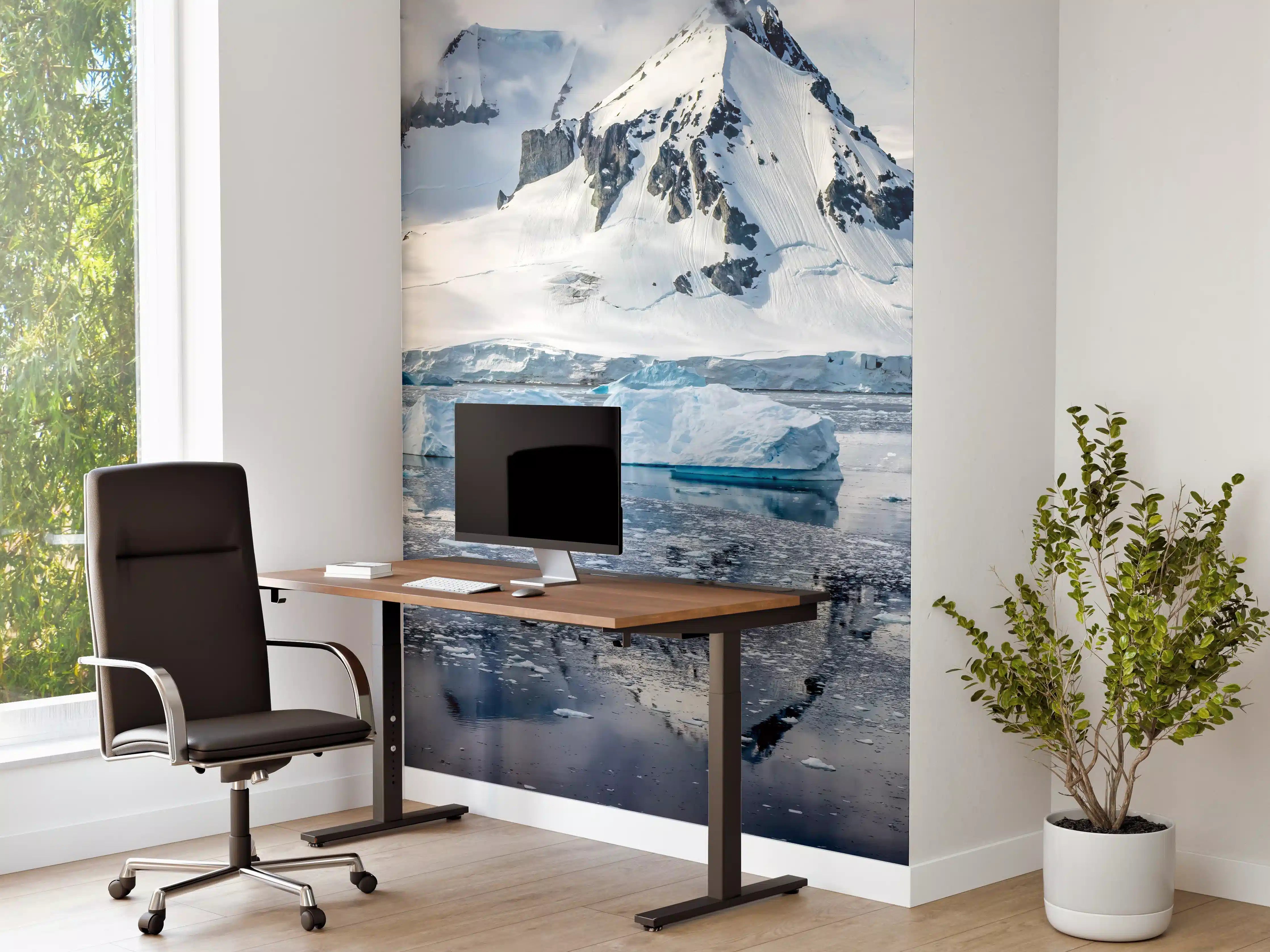 Büro Wandgestaltung - Antarktische Eisberg-Reflexion