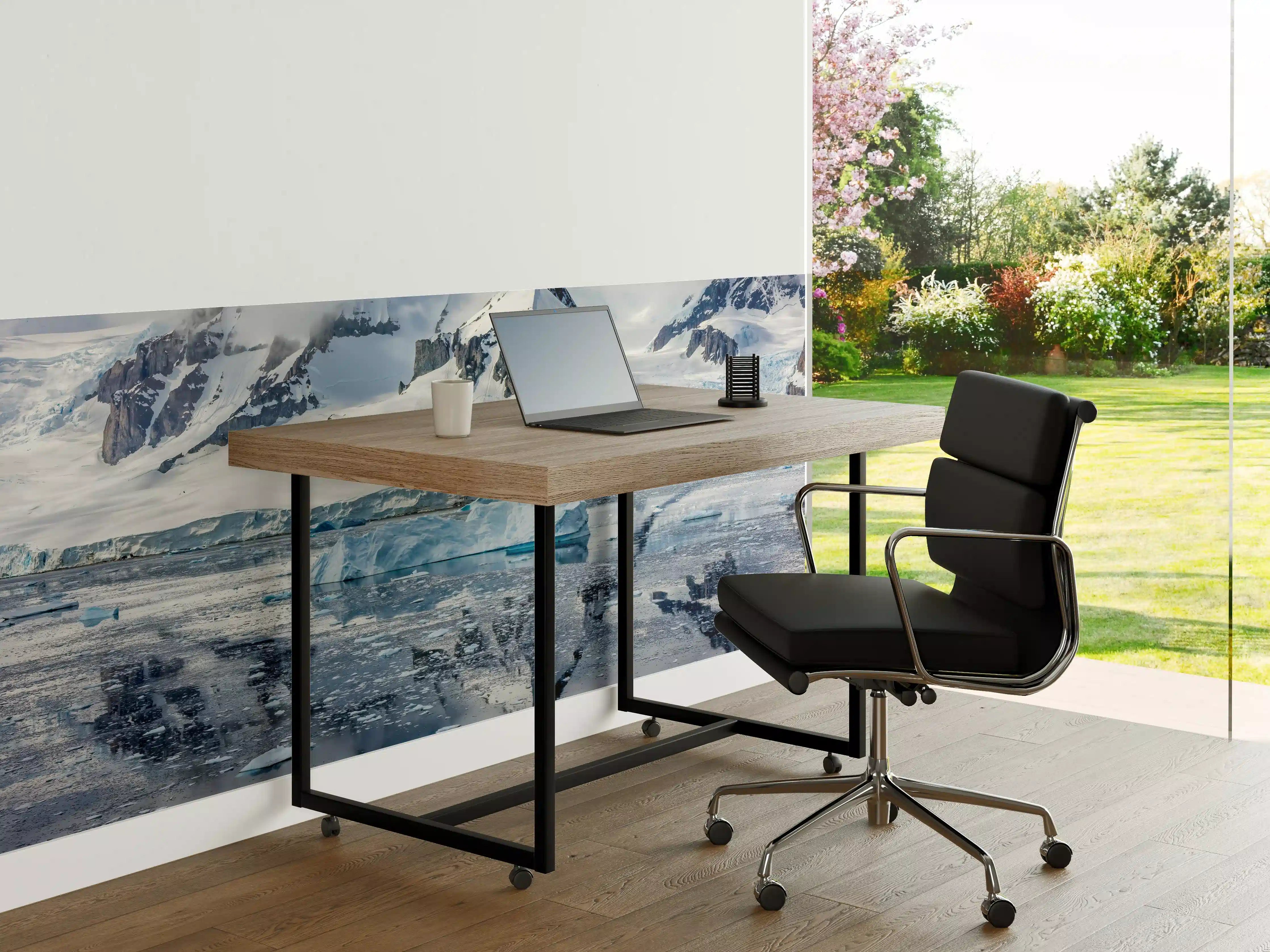 Büro Wandgestaltung - Antarktische Eisberg-Reflexion