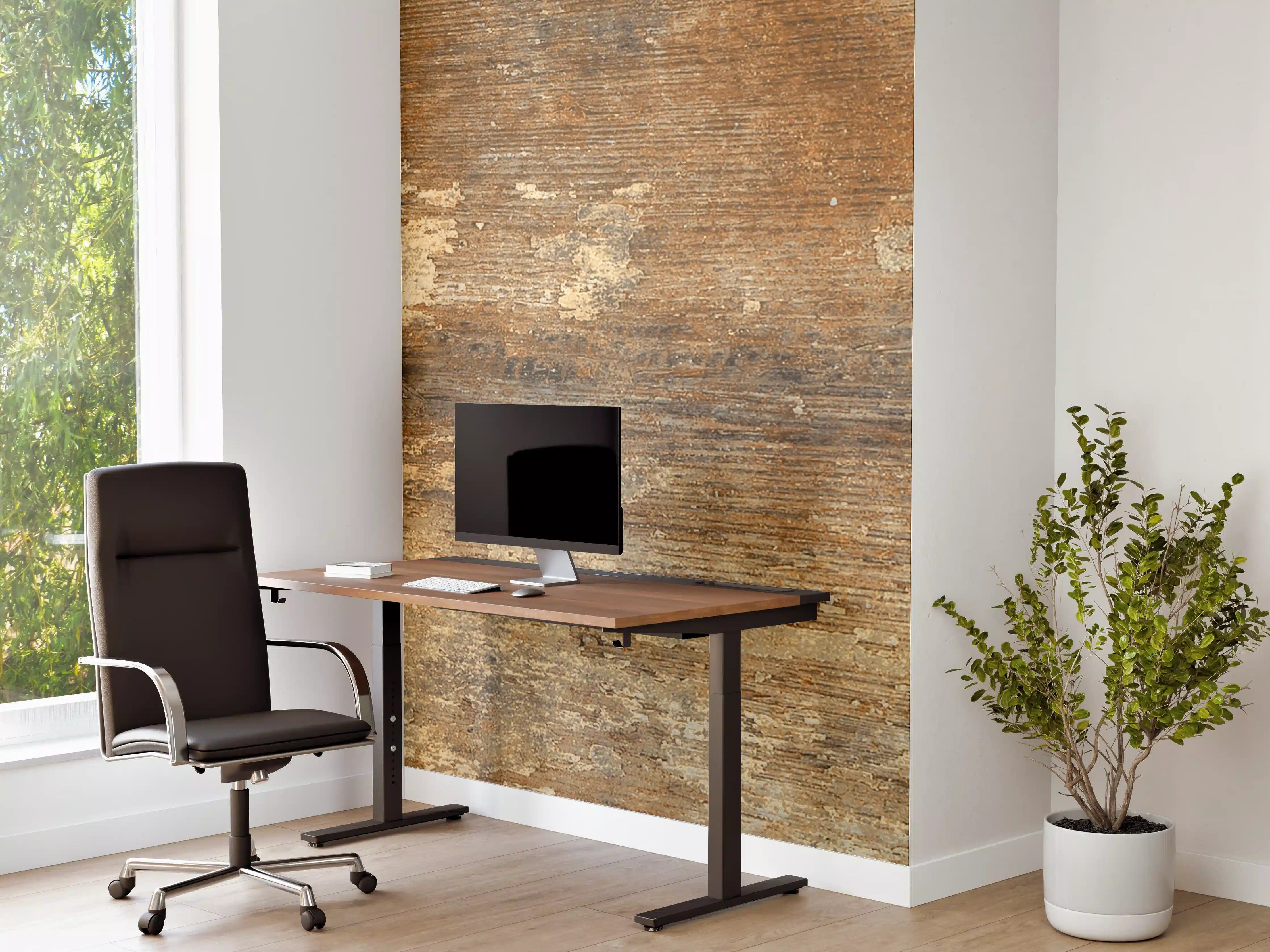 Büro Wandgestaltung - Antike Eichenholz-Textur