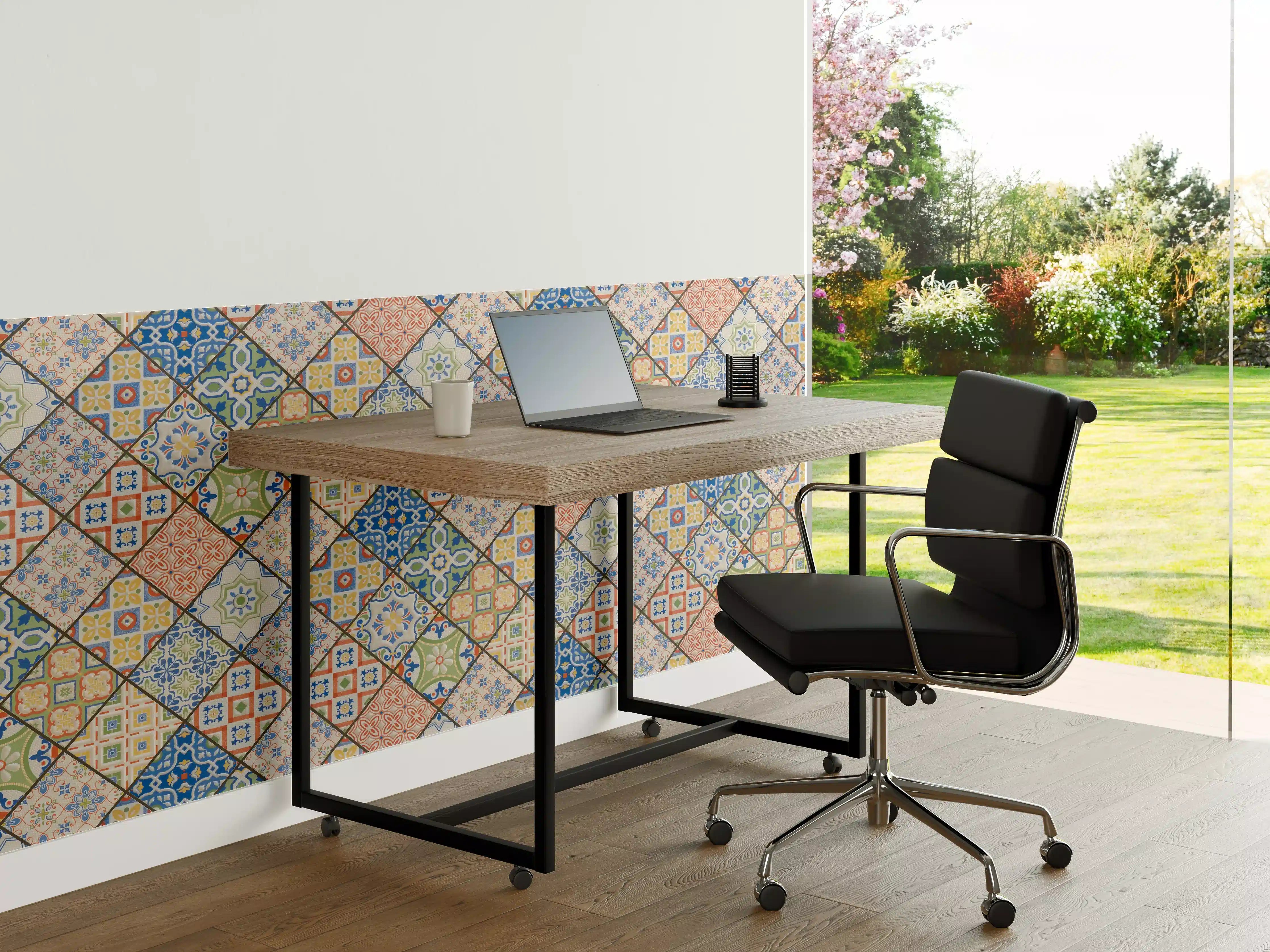 Büro Wandgestaltung - Antikes Mosaik Muster - Fliesen
