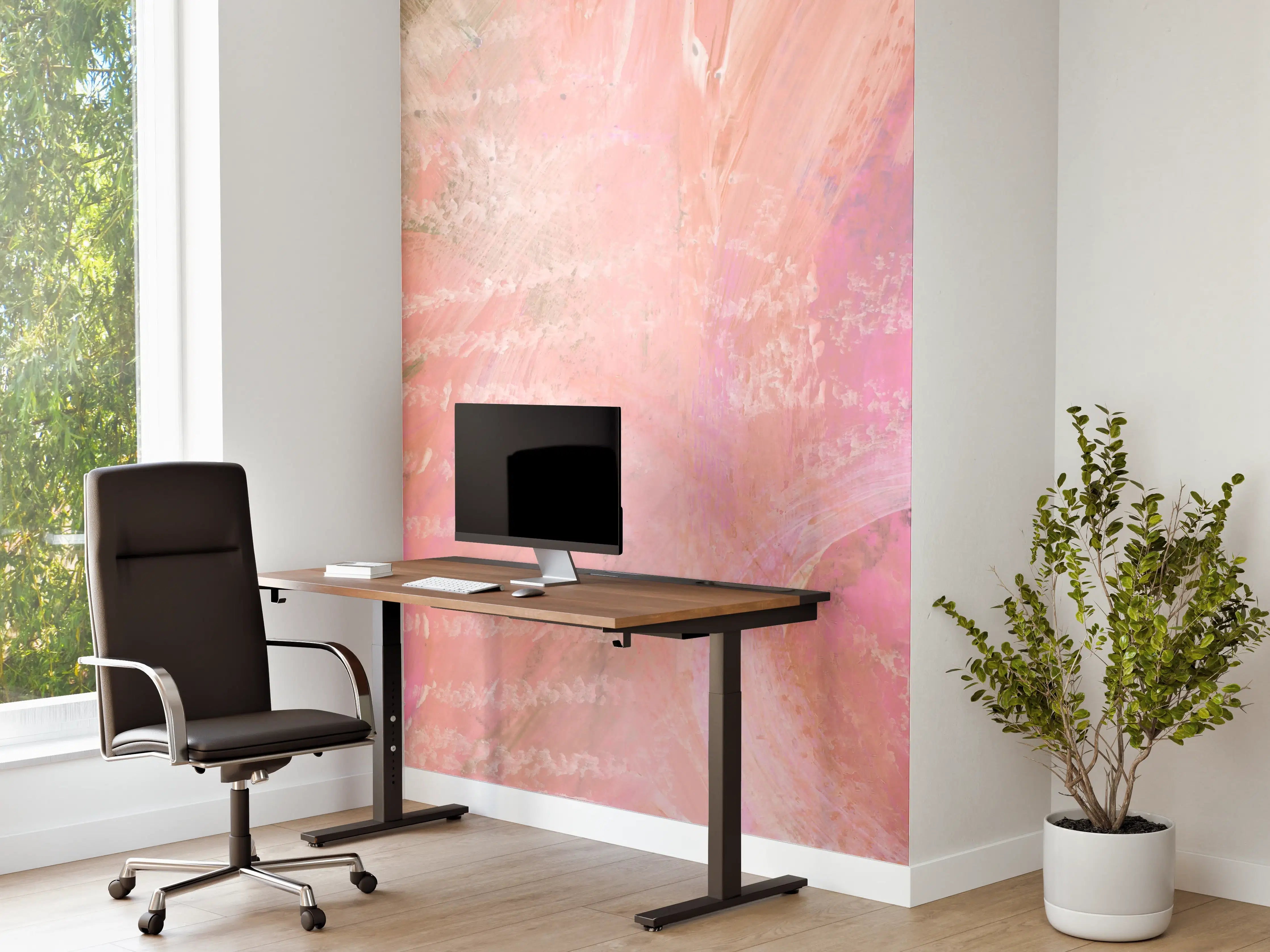 Büro Wandgestaltung - Aquarell Kunst - Fleck Malerei