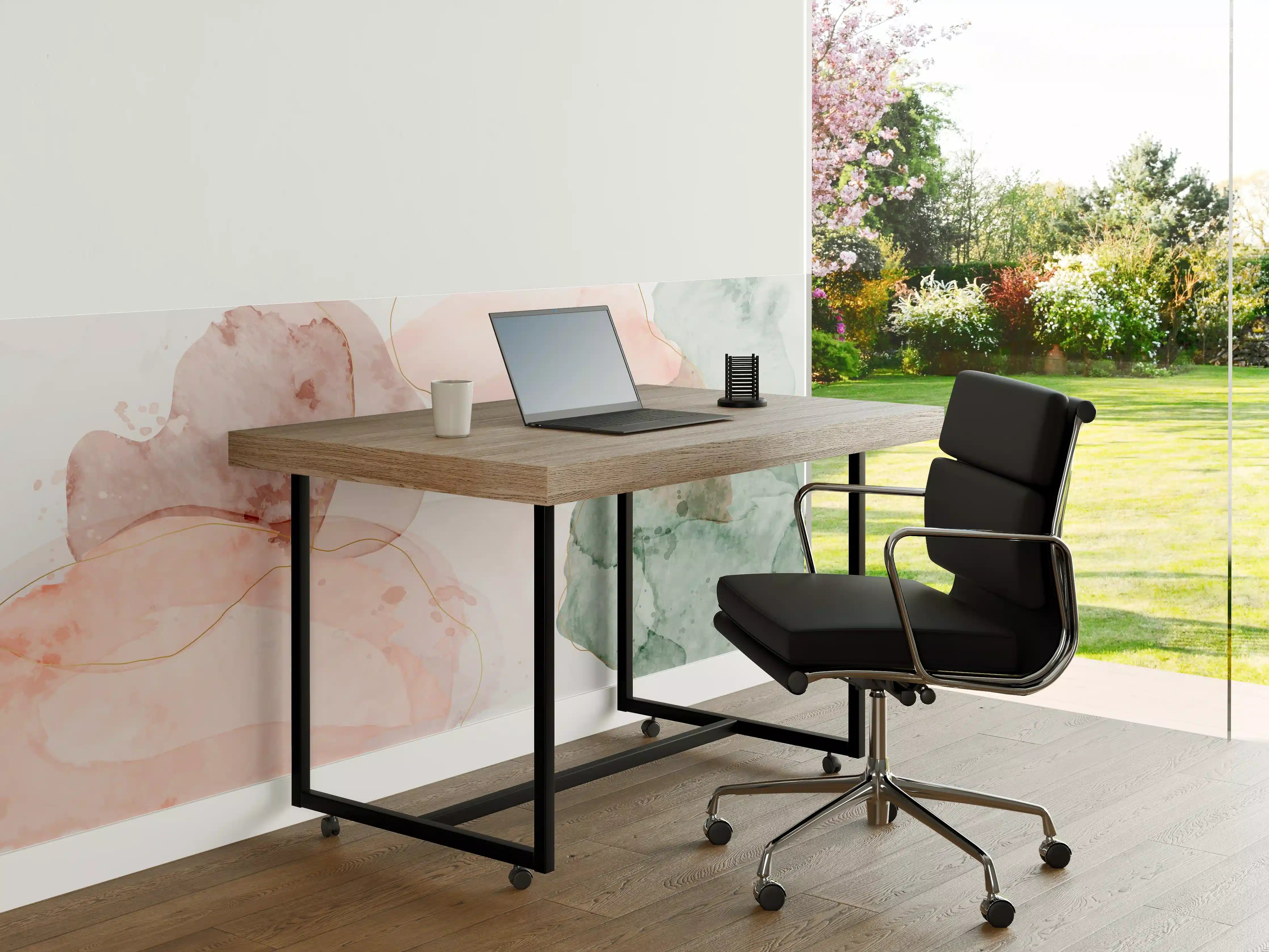 Büro Wandgestaltung - Aquarell Pastellfarben Kunst