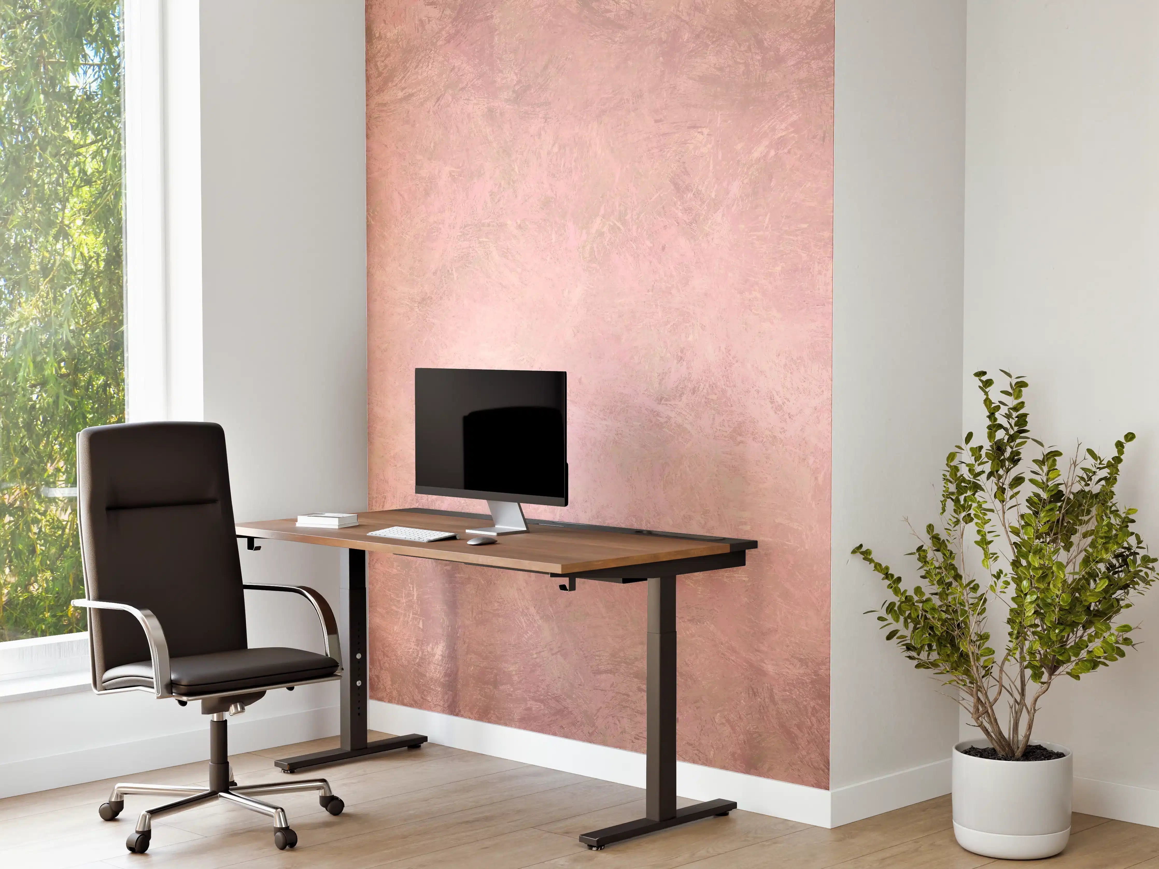 Büro Wandgestaltung - Aquarell Pinselmalerei
