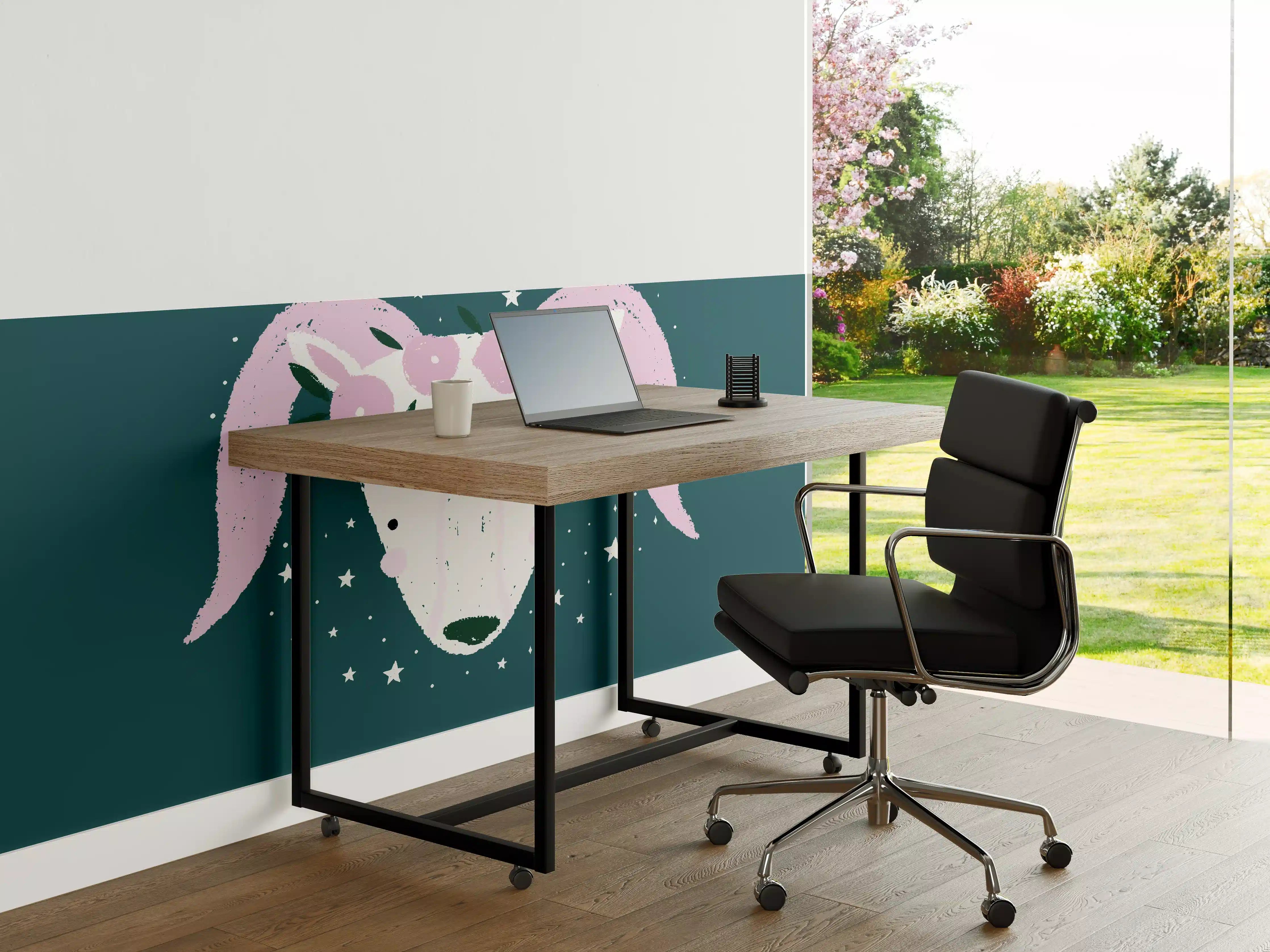 Büro Wandgestaltung - Aries Sternbild Teal Poster