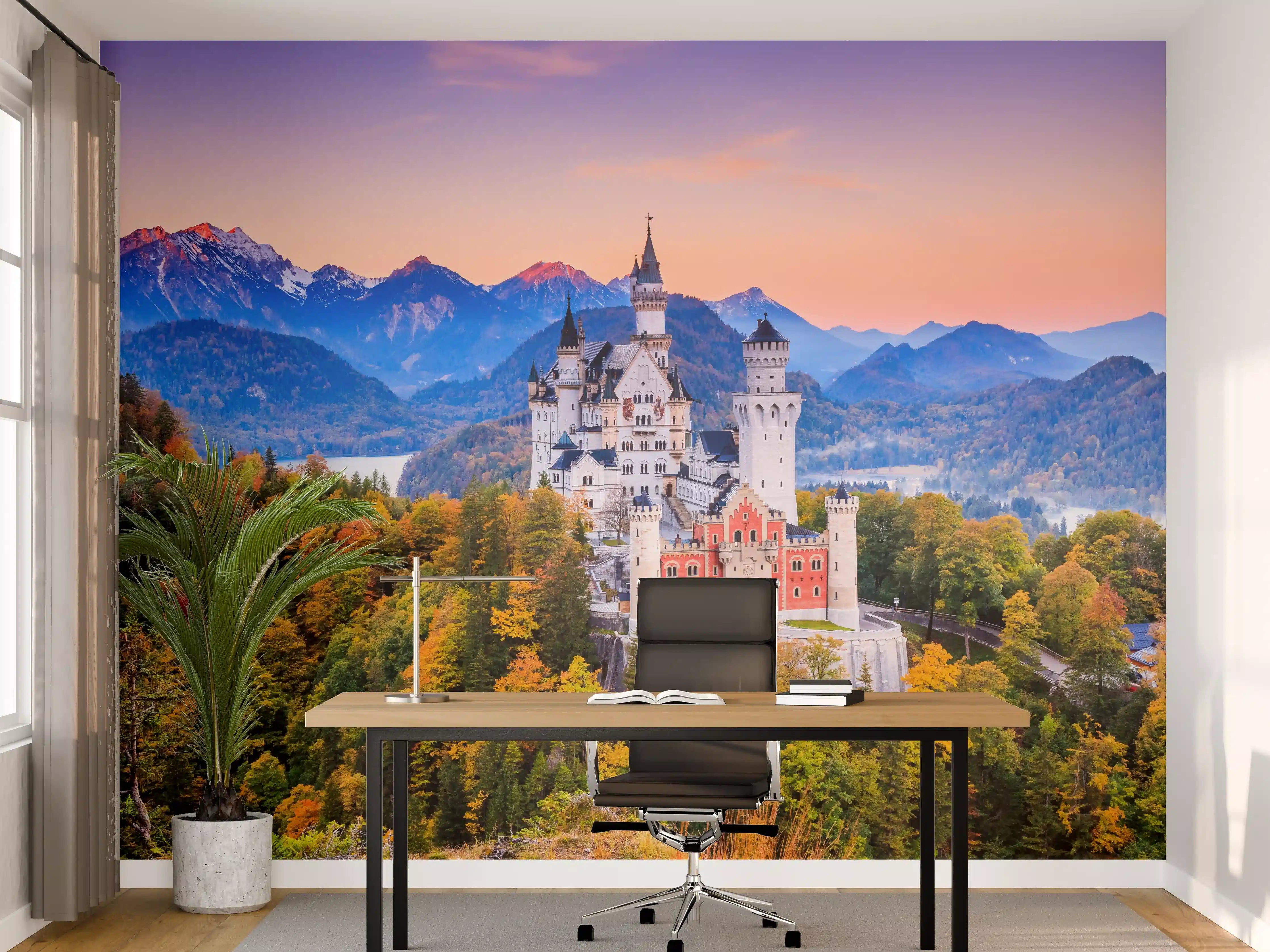 Büro Wandgestaltung - Ästhetisches Schloss Neuschawn