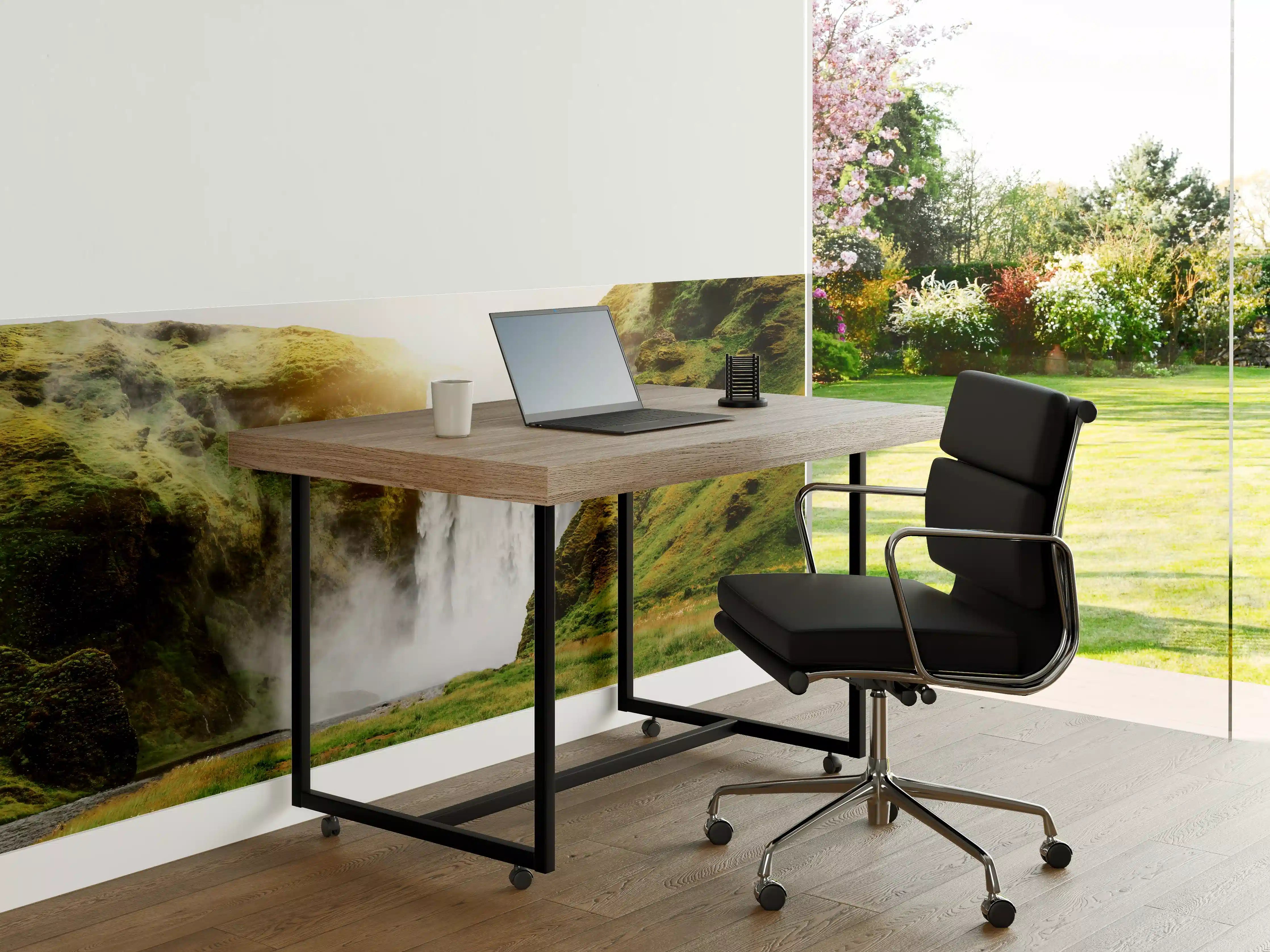 Büro Wandgestaltung - Atemberaubender Wasserfall in Island