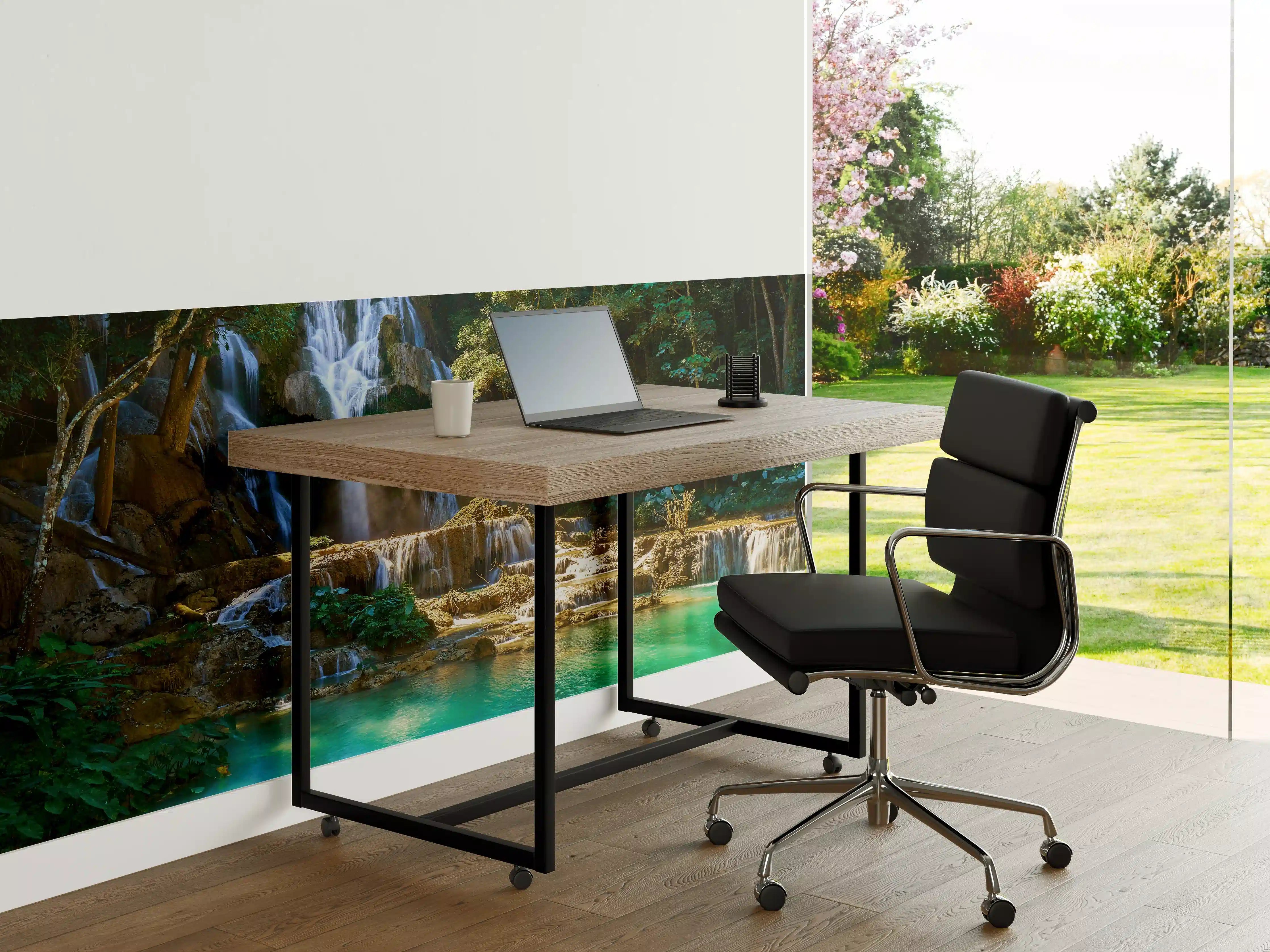 Büro Wandgestaltung - Atemberaubender Wasserfall in Laos
