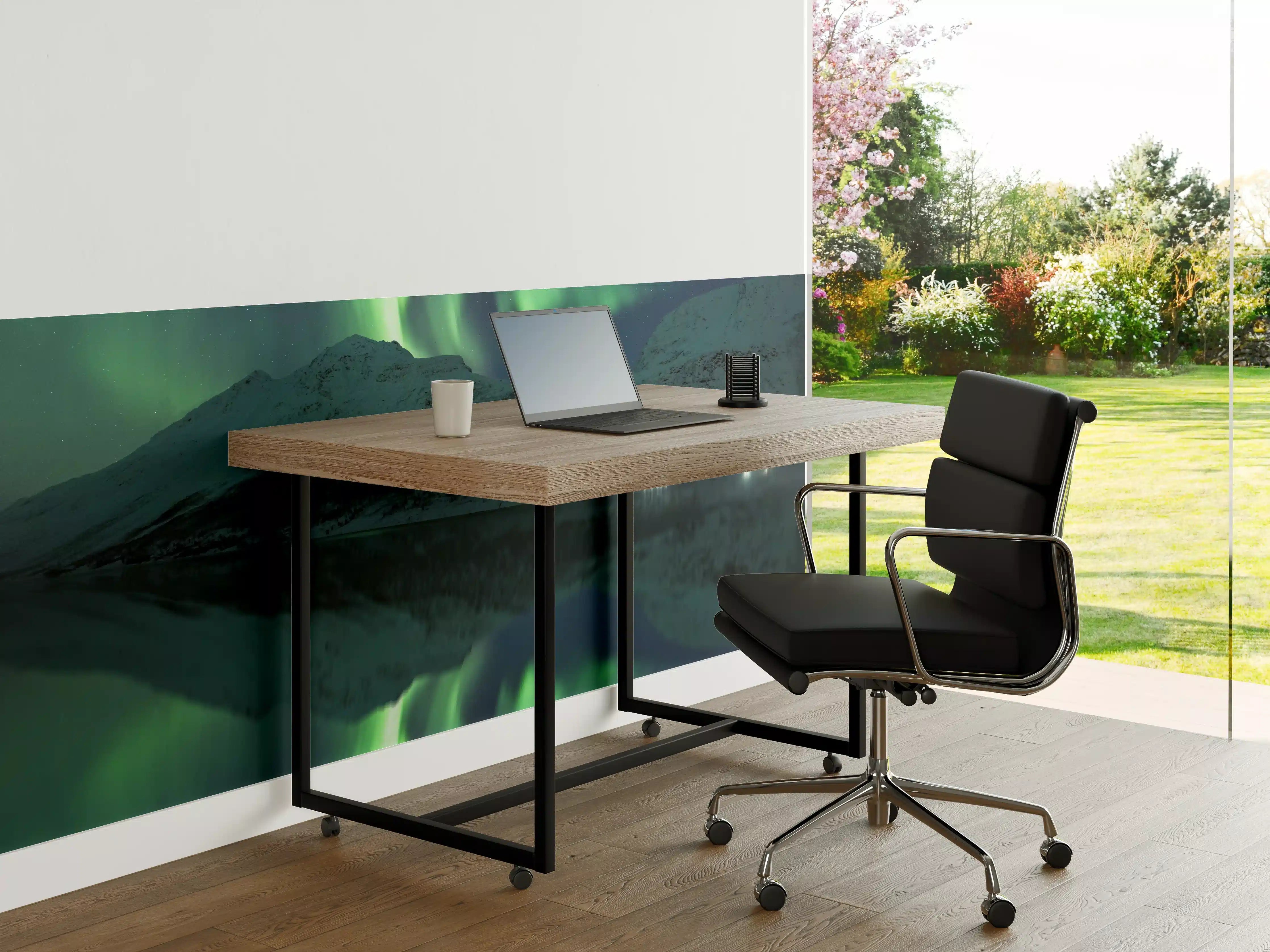 Büro Wandgestaltung - Aurora Borealis Reflexion
