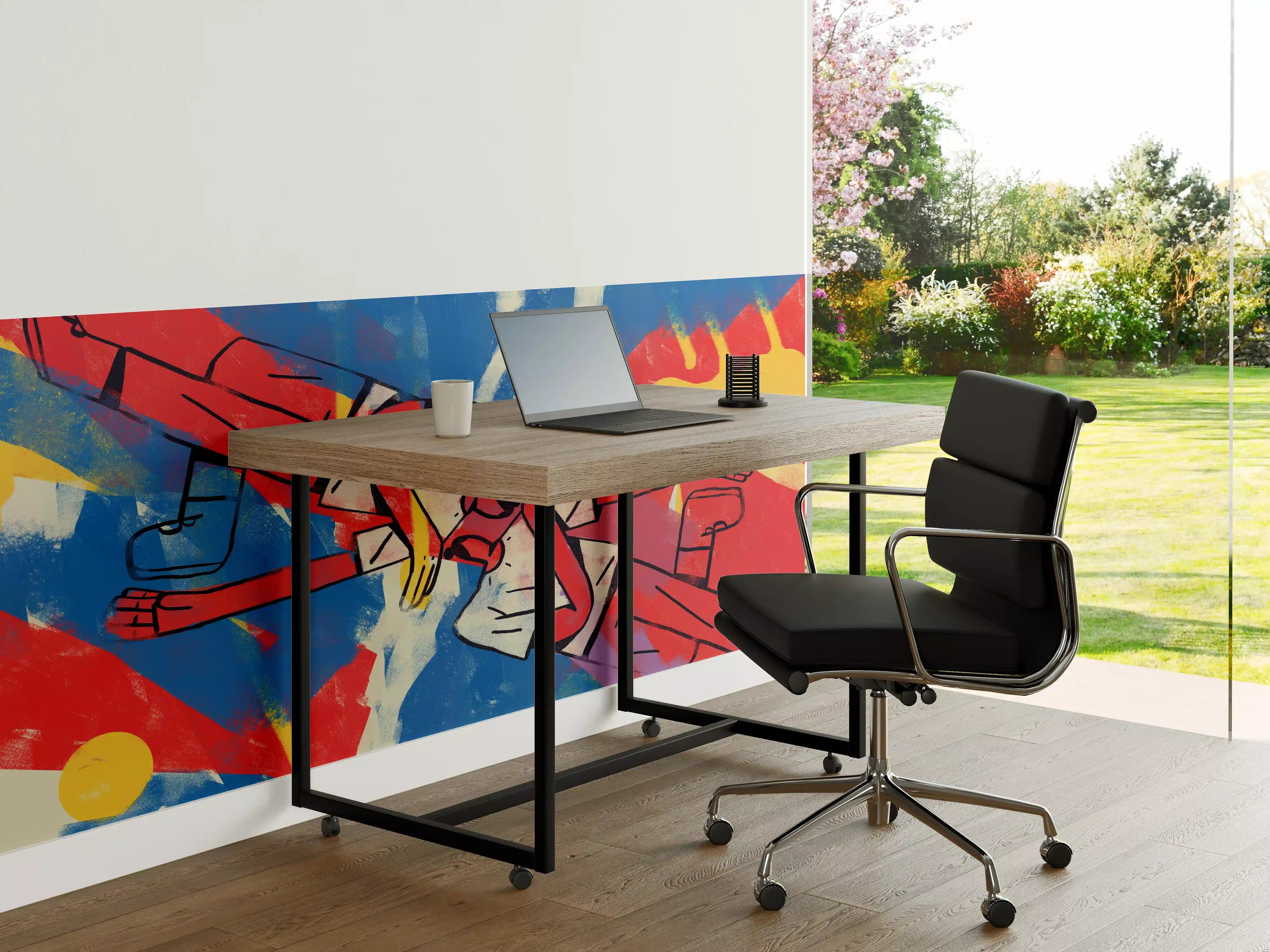 Büro Wandgestaltung - Ausgewogene Formen - Abstrakt