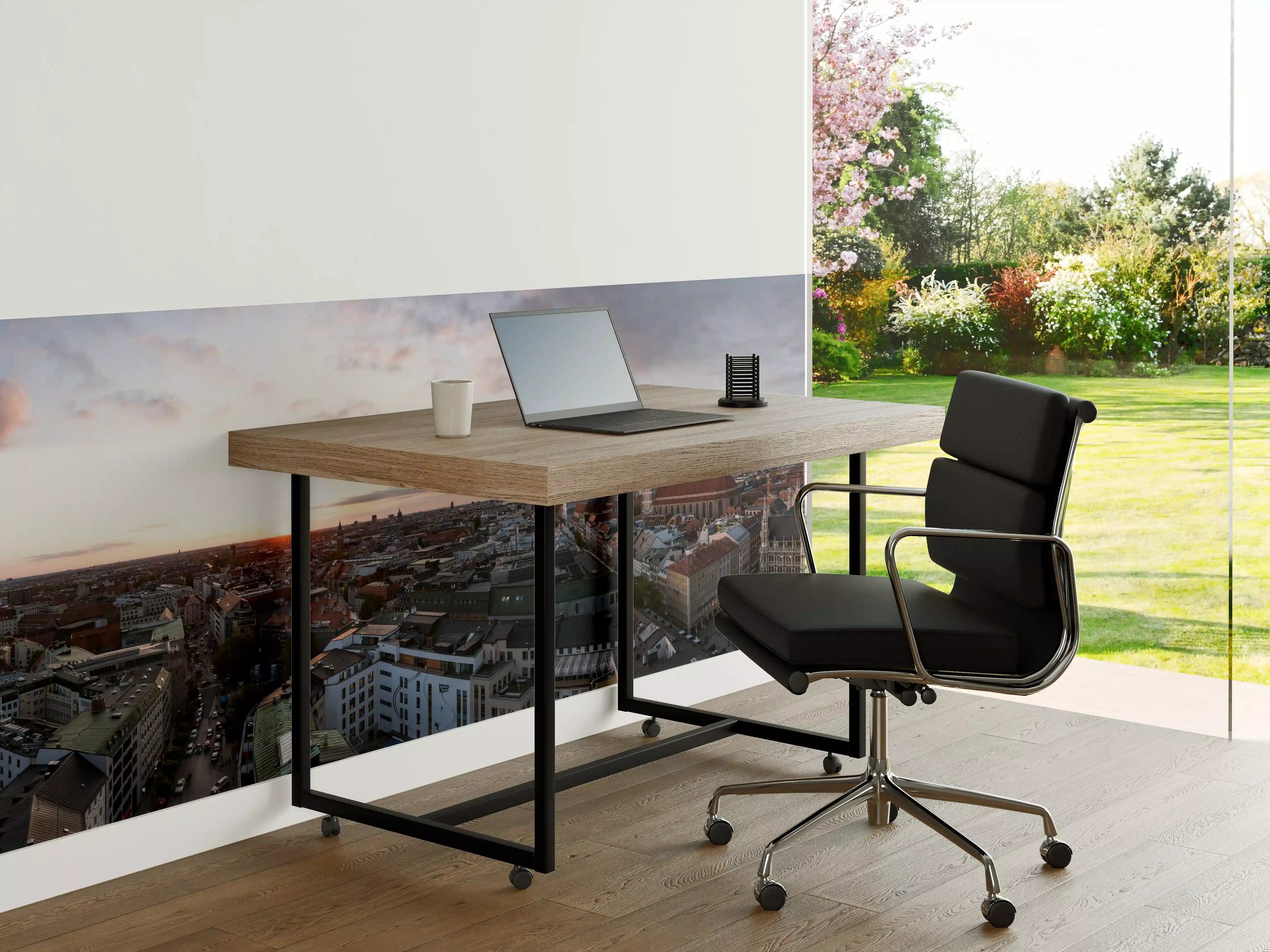 Büro Wandgestaltung - Aussicht über München mit Frauenkirche und Rathaus