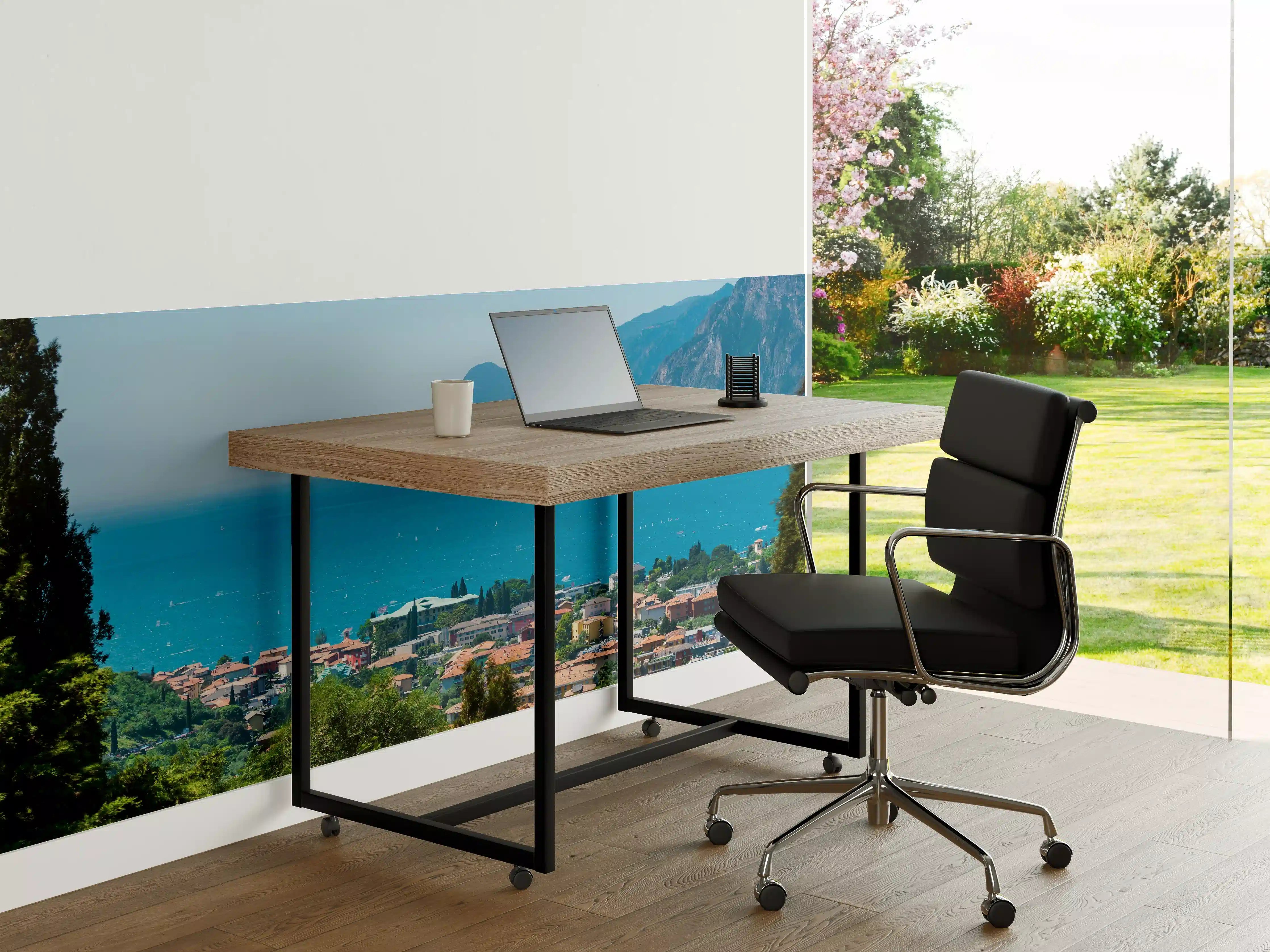 Büro Wandgestaltung - Aussicht vom Gipfel auf Gardasee