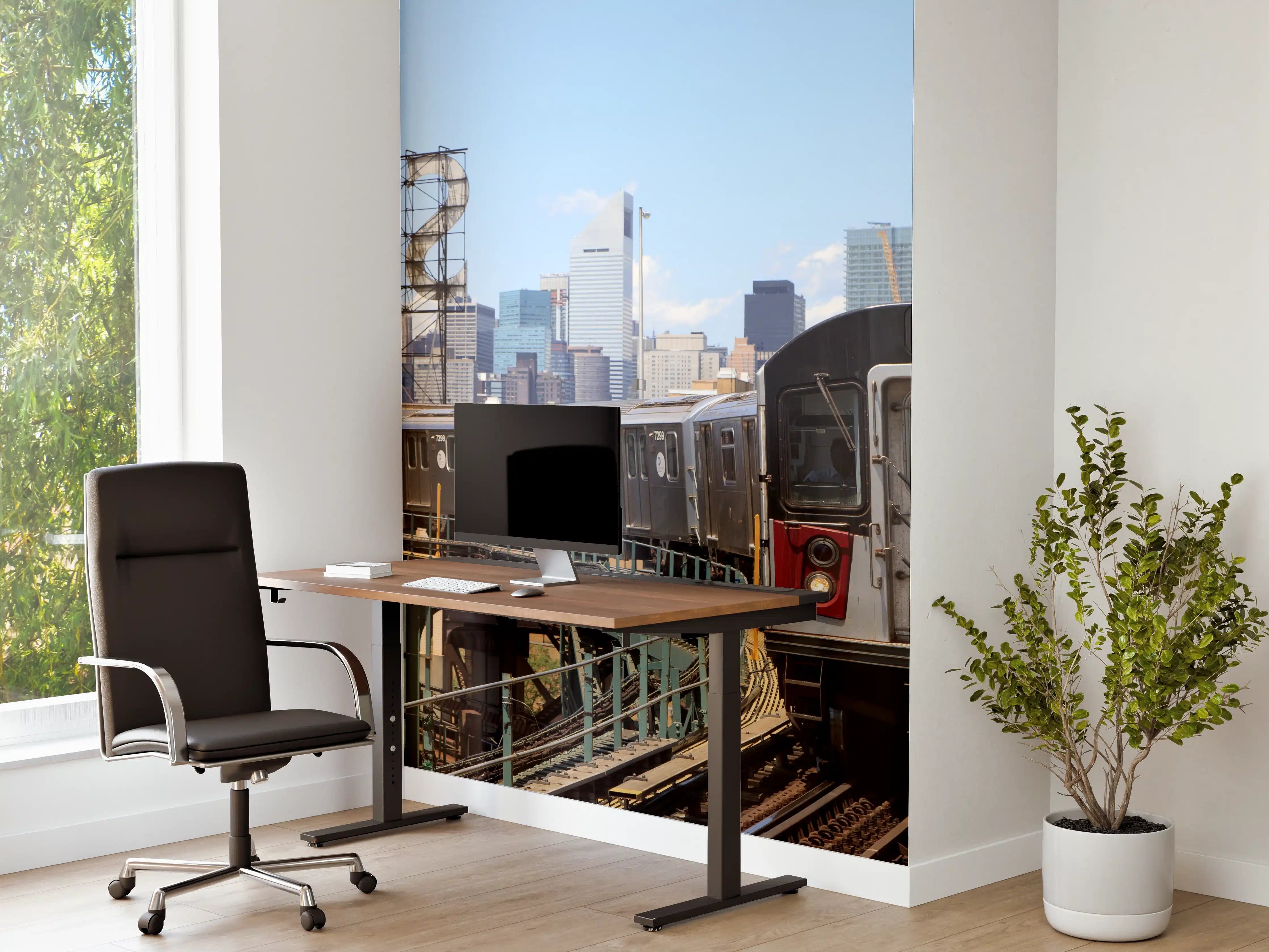 Büro Wandgestaltung - Bahn in New-York