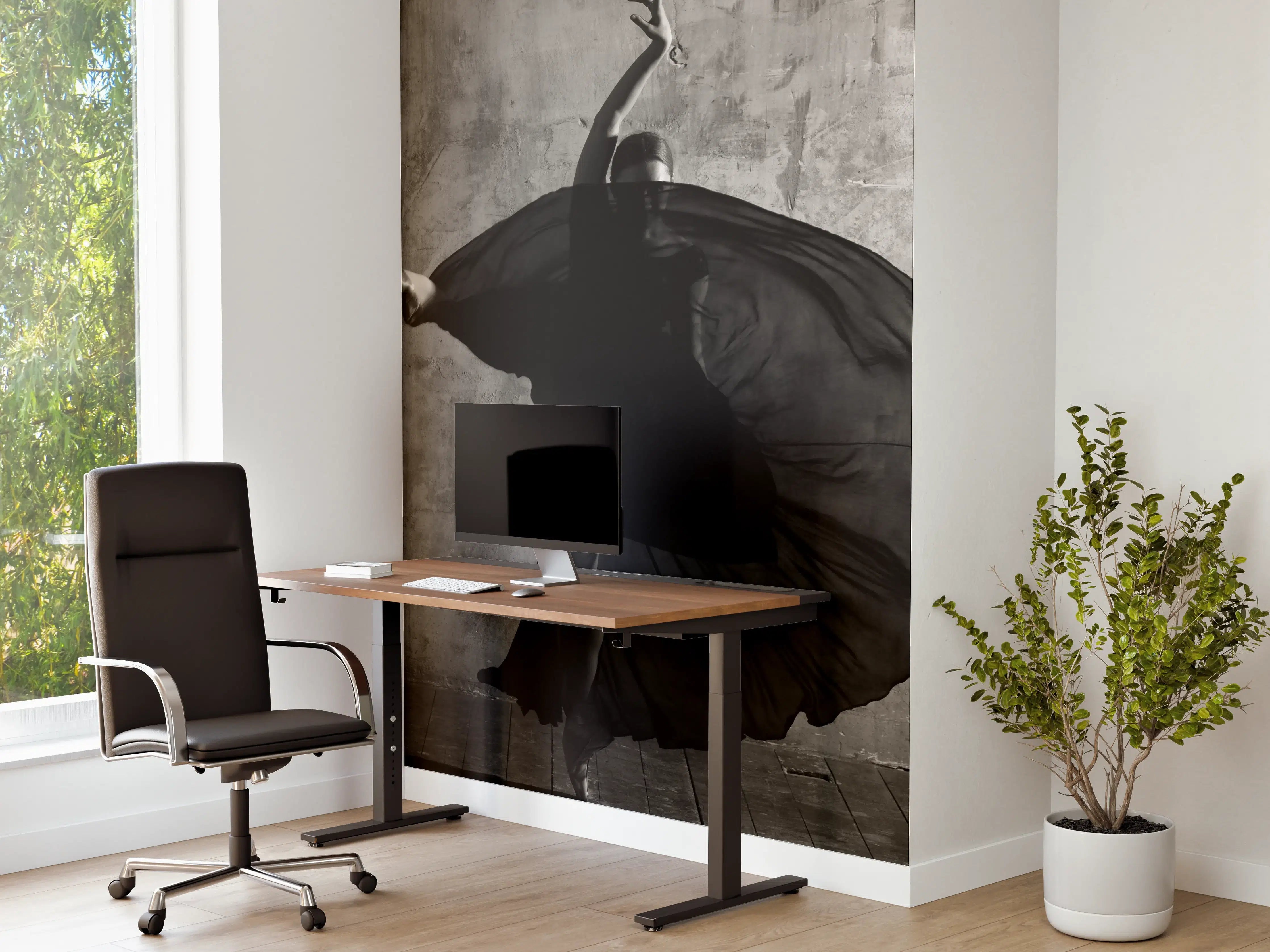 Büro Wandgestaltung - Ballerina im Ballsaal