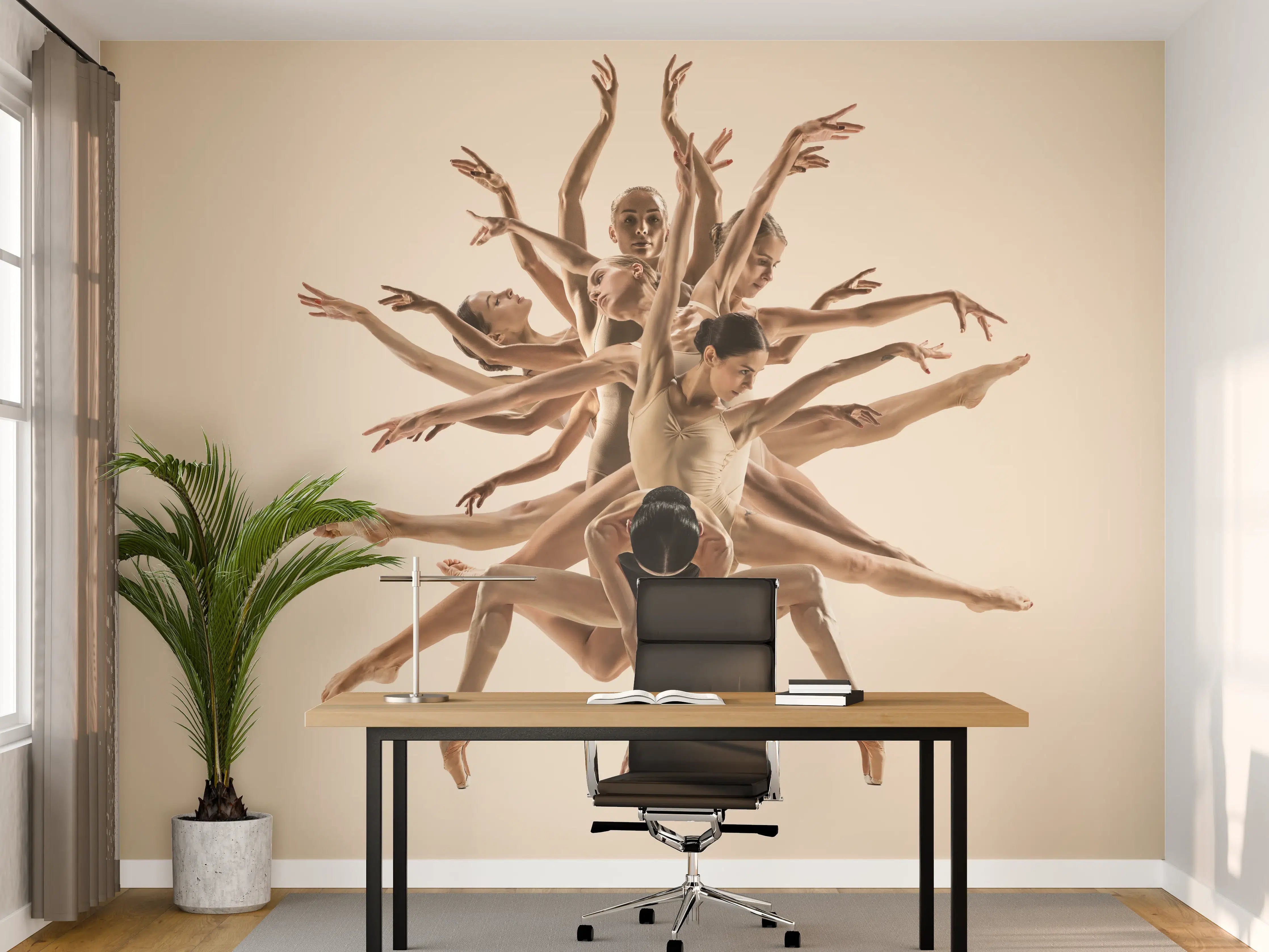 Büro Wandgestaltung - Ballet Tänzerinnen Zeitgenössische Ballettkunst