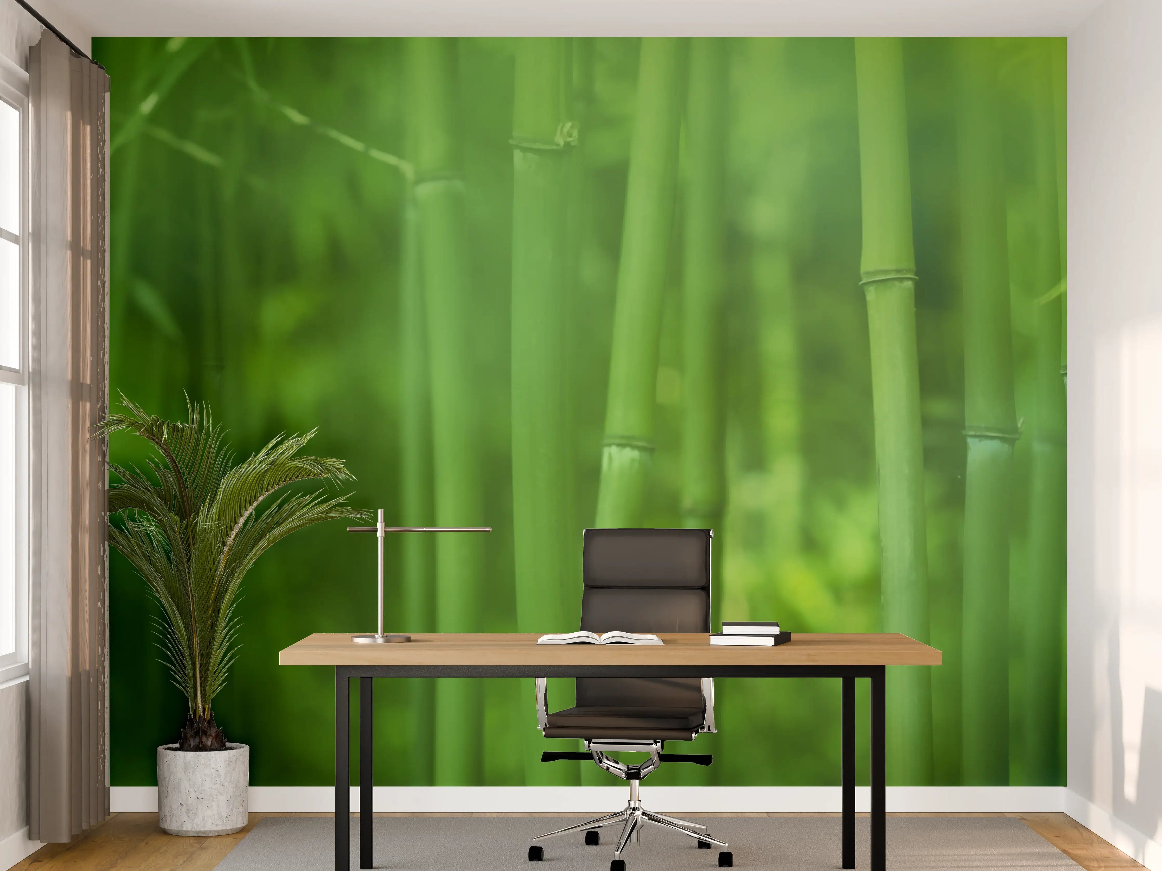 Büro Wandgestaltung - Bambuswald
