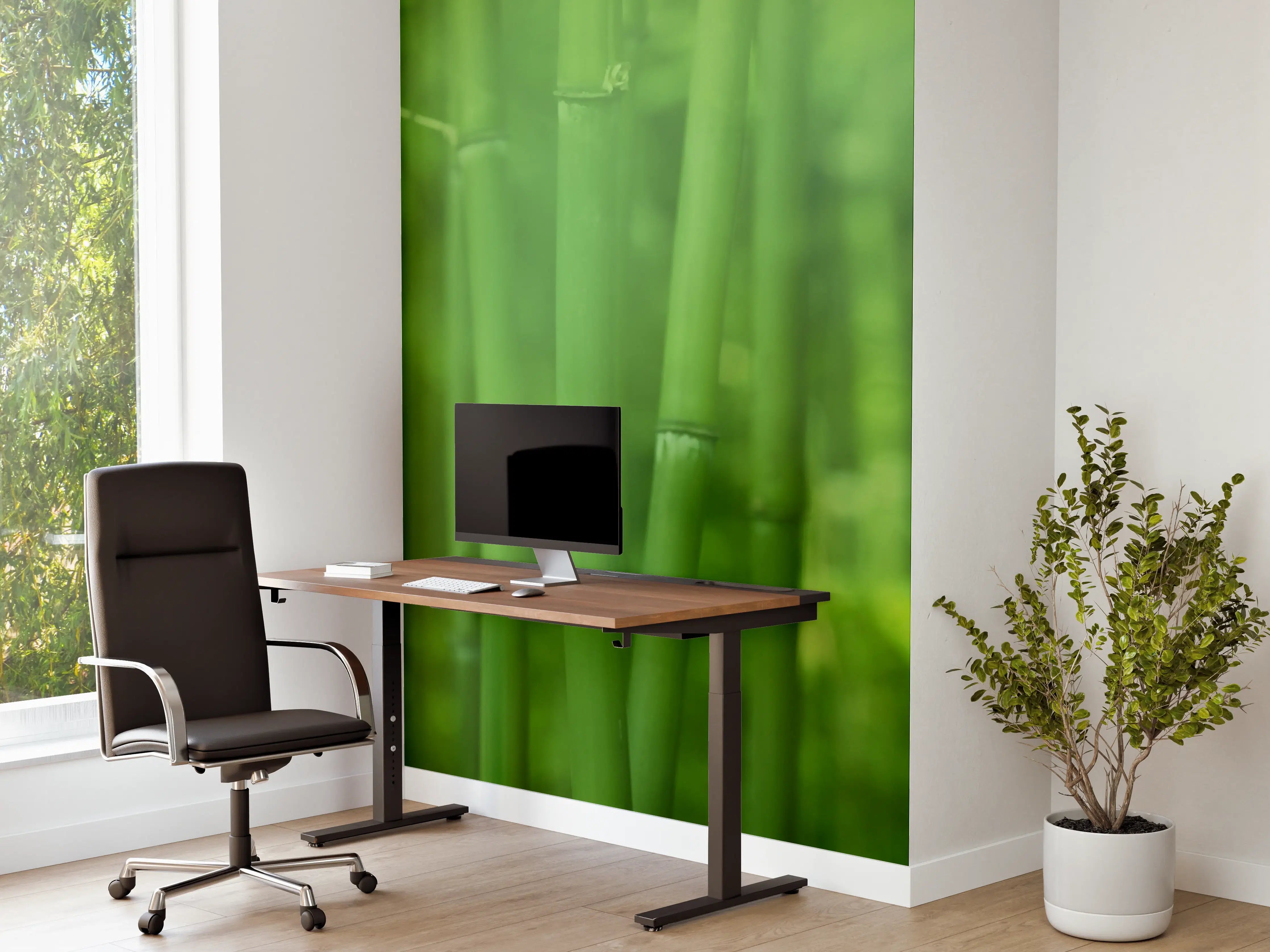 Büro Wandgestaltung - Bambuswald