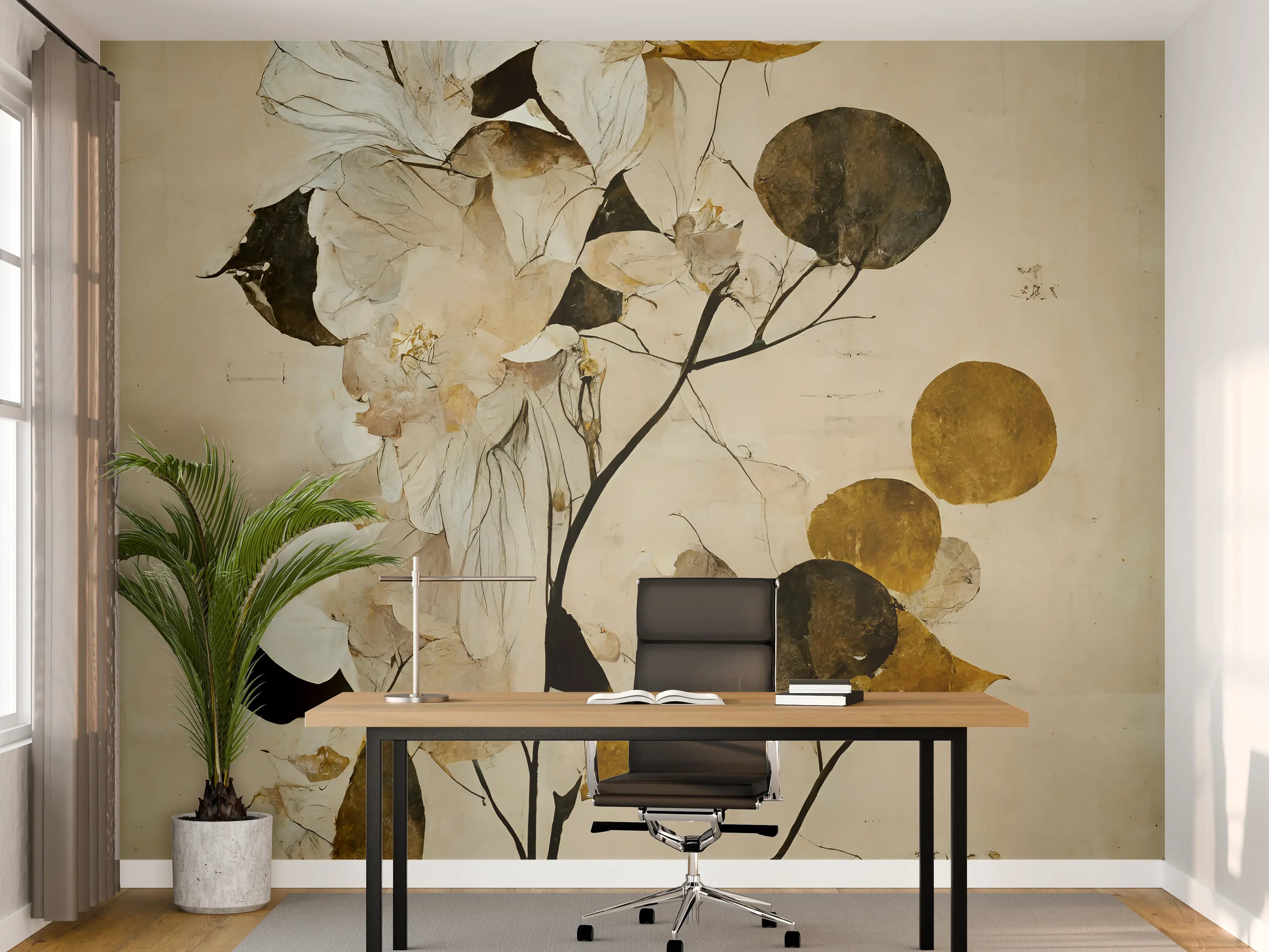 Büro Wandgestaltung - Baum des Glücks - Floral