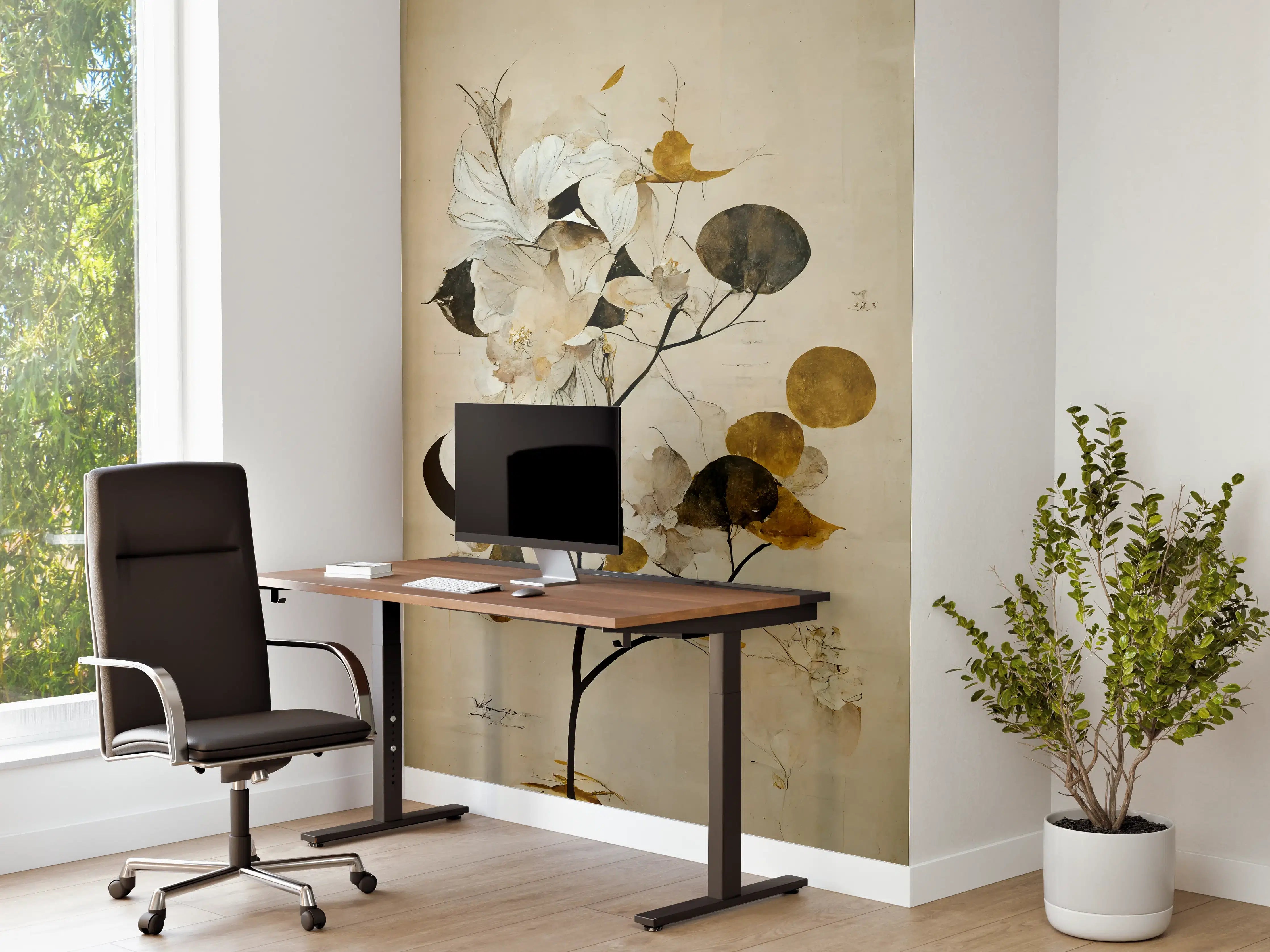 Büro Wandgestaltung - Baum des Glücks - Floral
