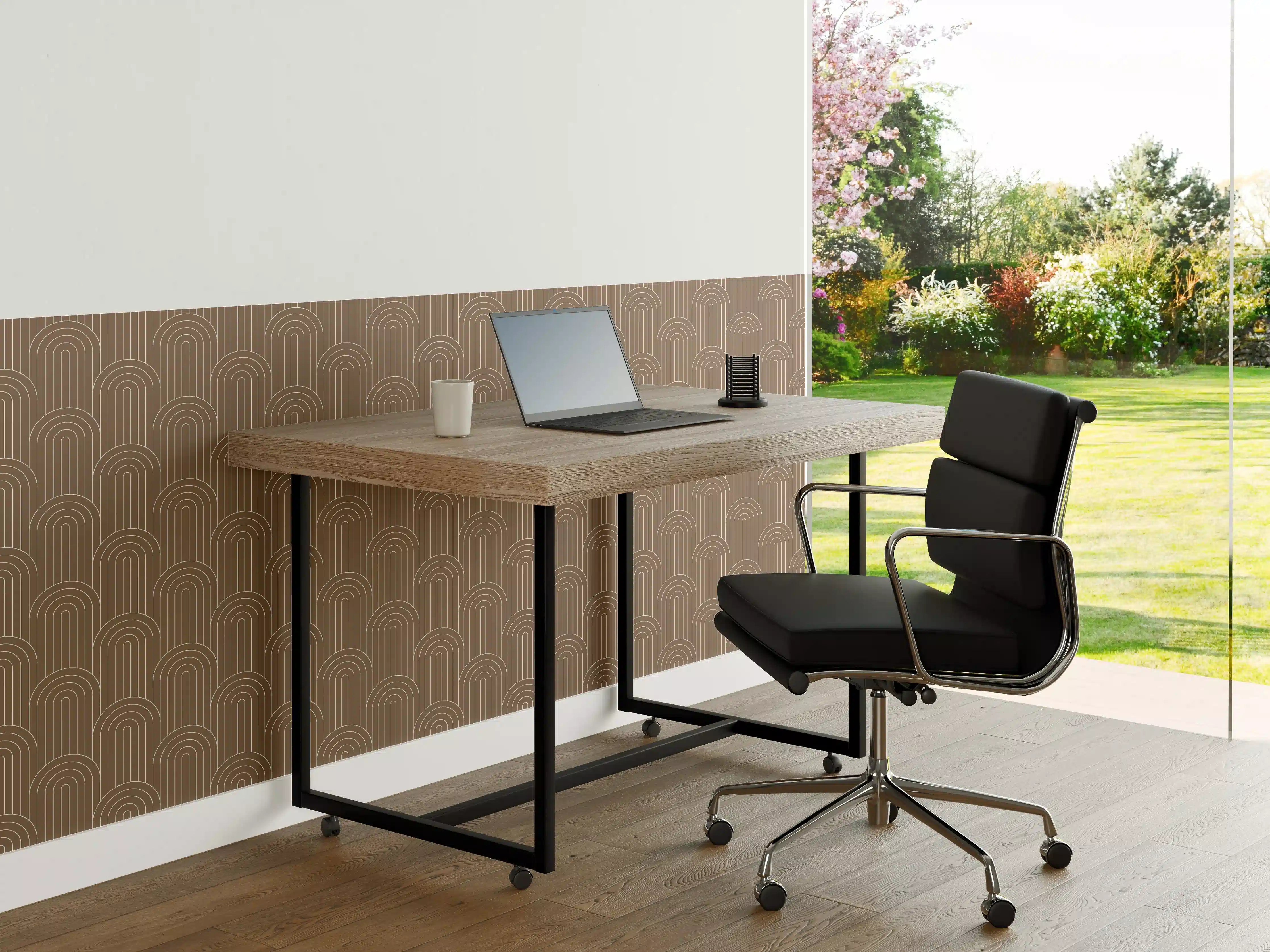 Büro Wandgestaltung - Beige-Arcate-Simmetrie-Design