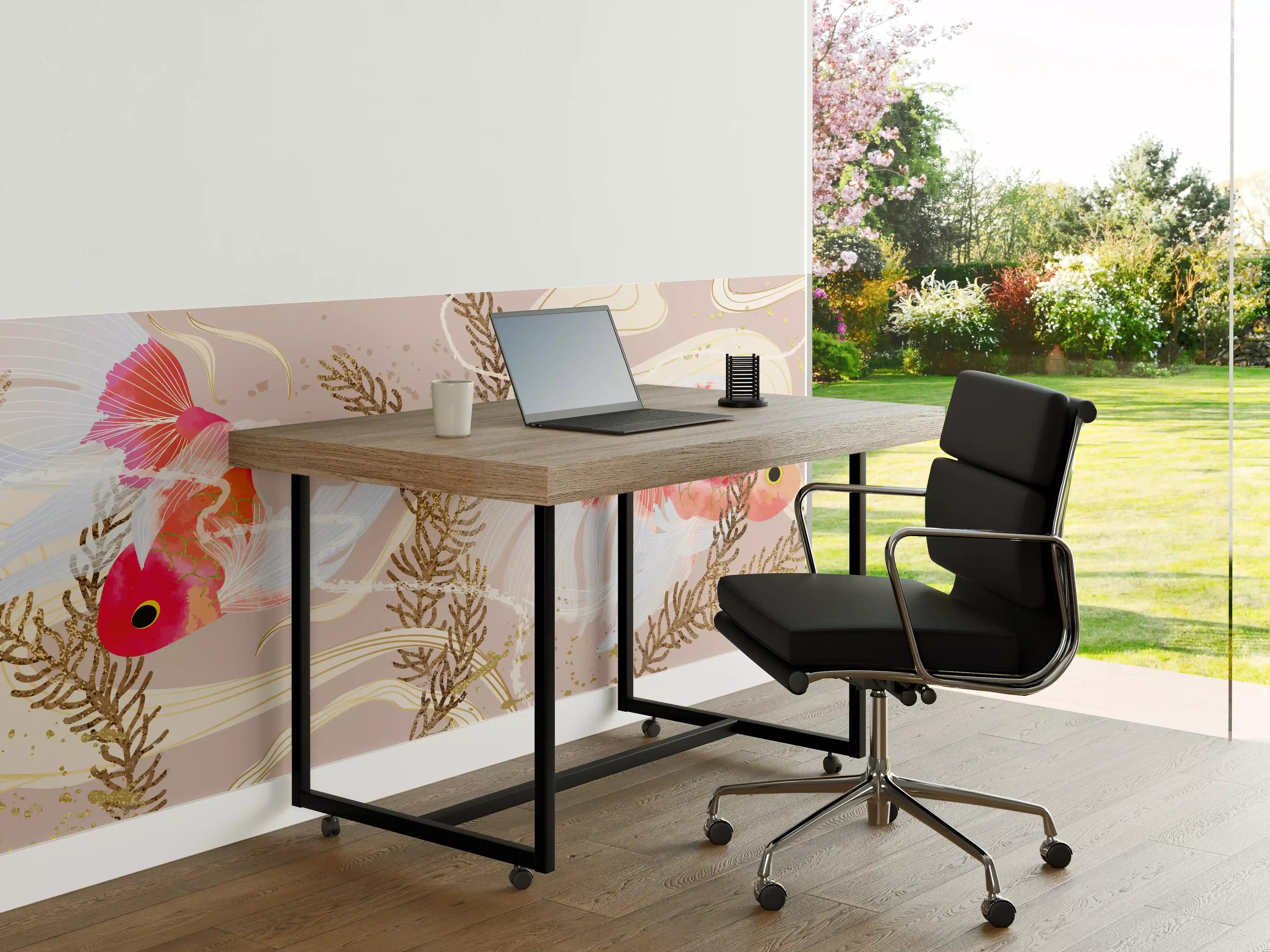 Büro Wandgestaltung - Beige Koi-Kunstdruck