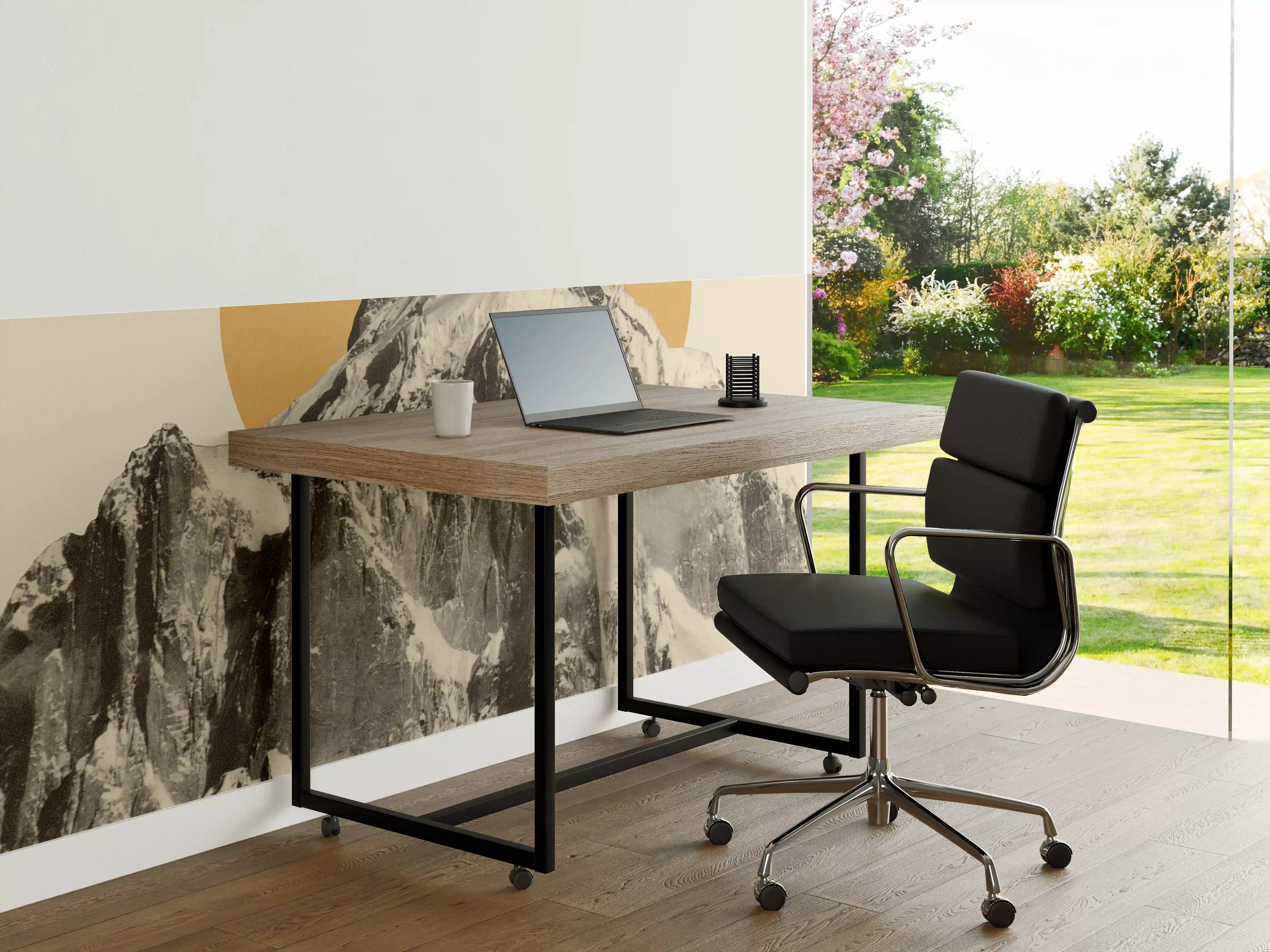 Büro Wandgestaltung - Berggipfel im Sonnenlicht Poster