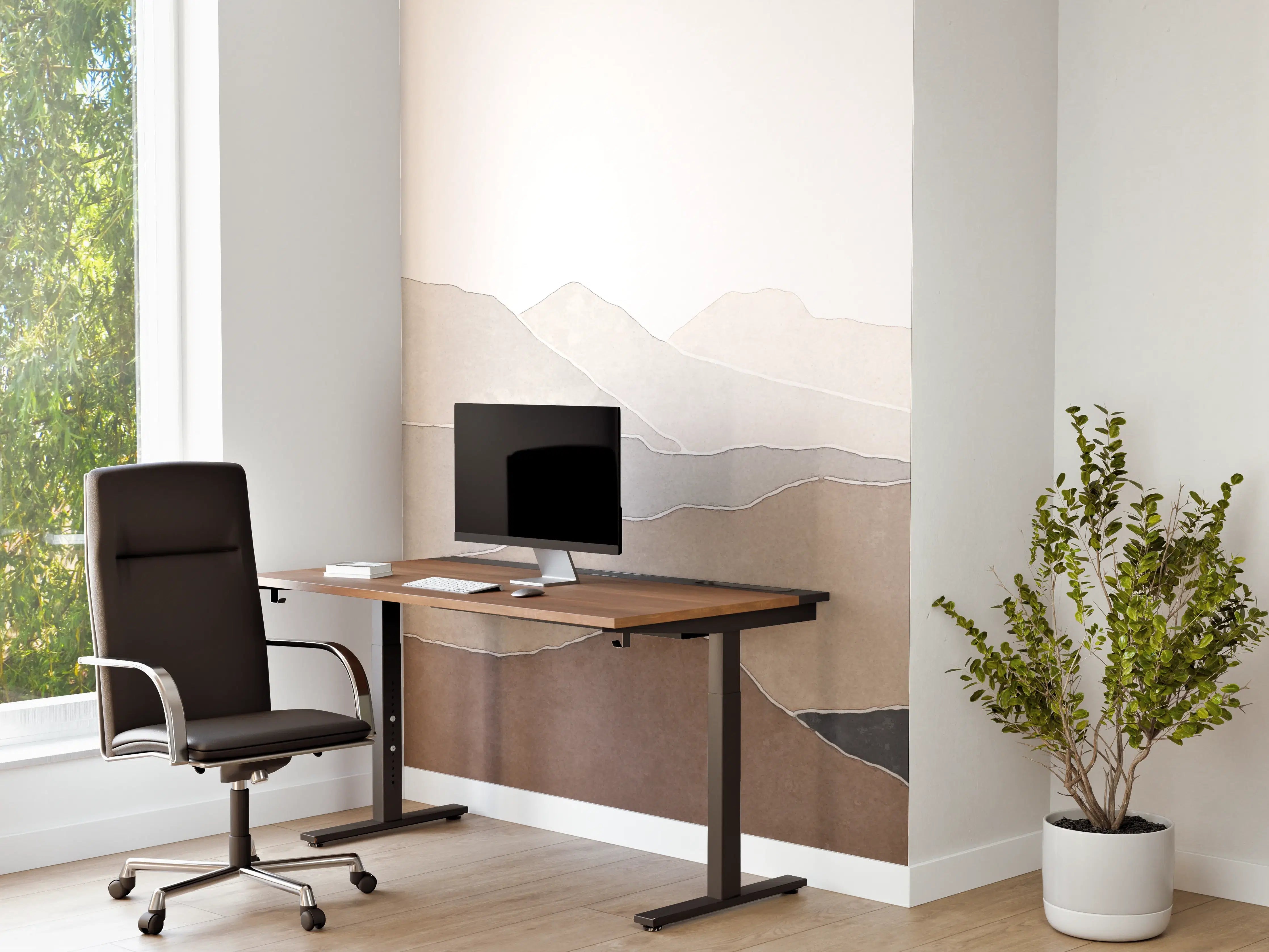 Büro Wandgestaltung - Bergige Region - Gemälde