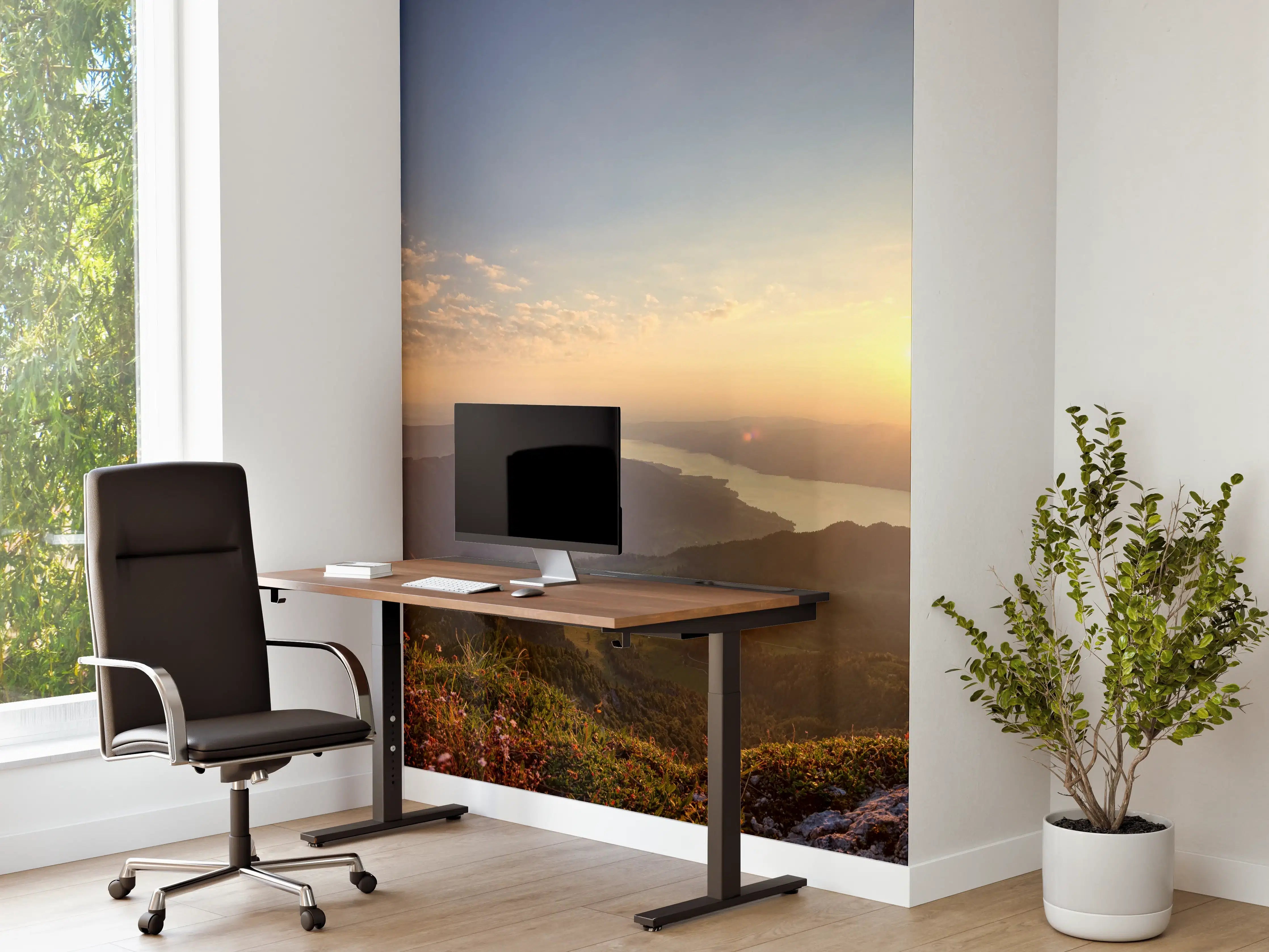 Büro Wandgestaltung - Berglandschafts Panorama
