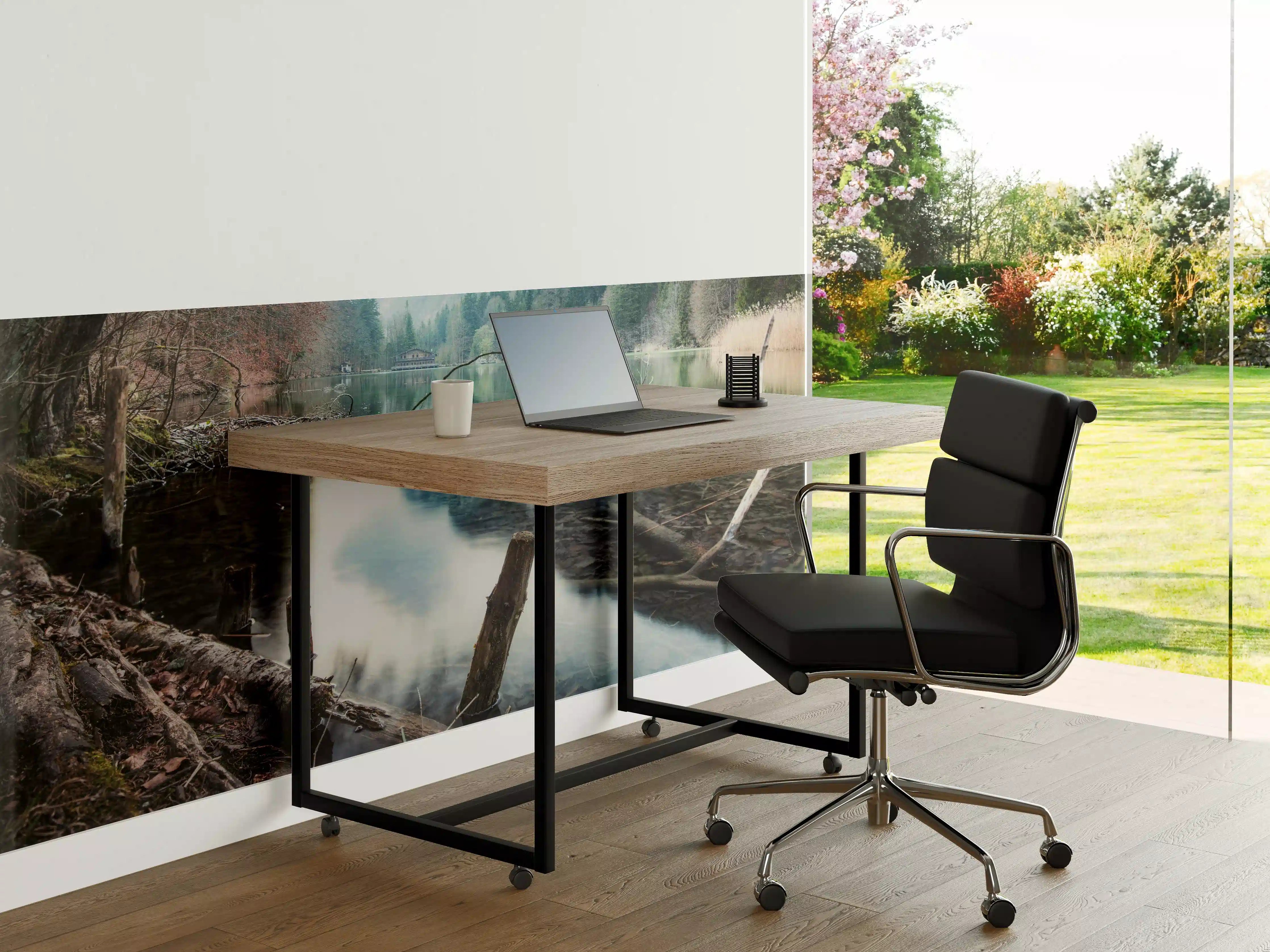 Büro Wandgestaltung - Bergsee im Kaskada Wald