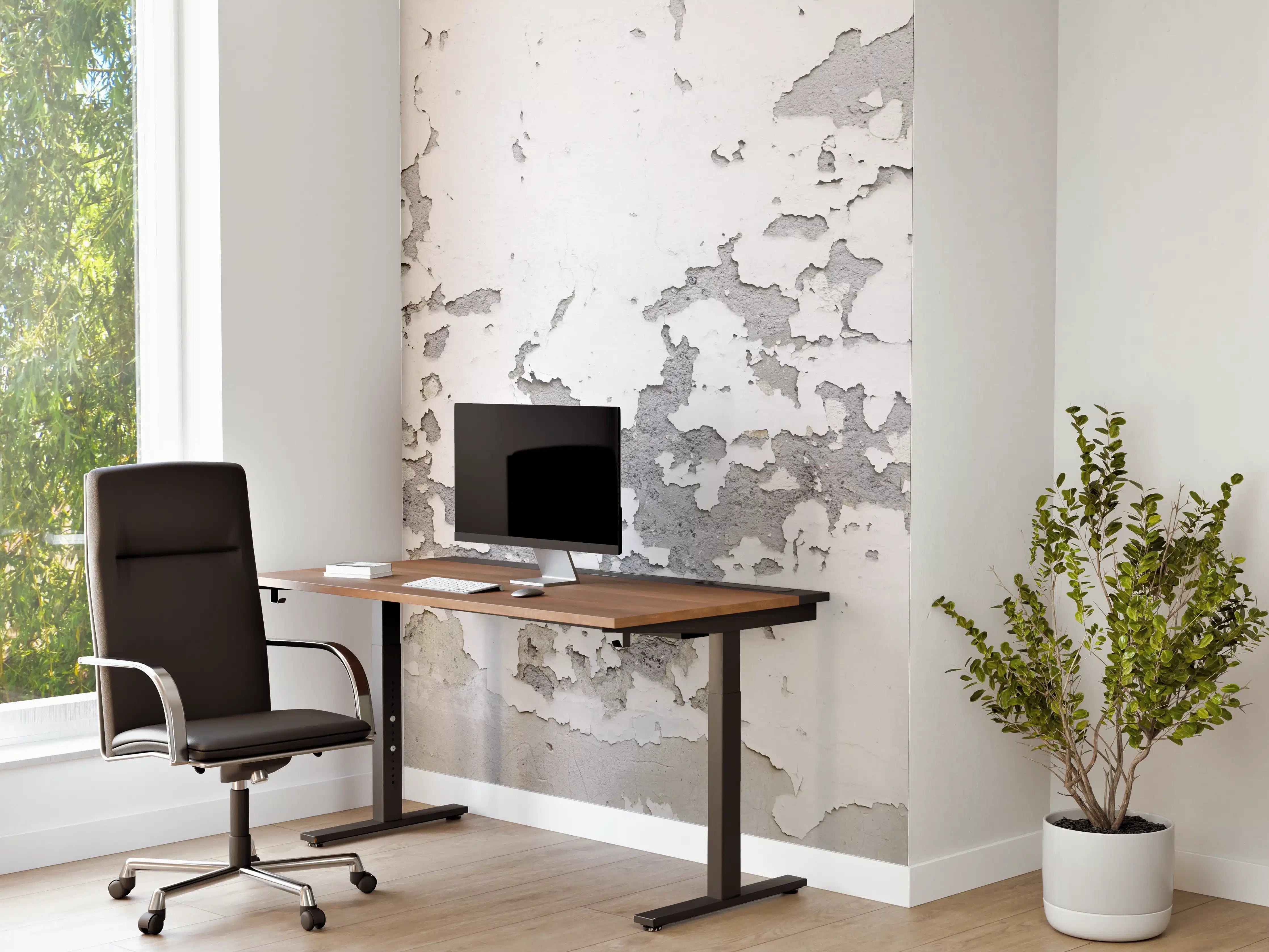 Büro Wandgestaltung - Beschädigte Wandstruktur