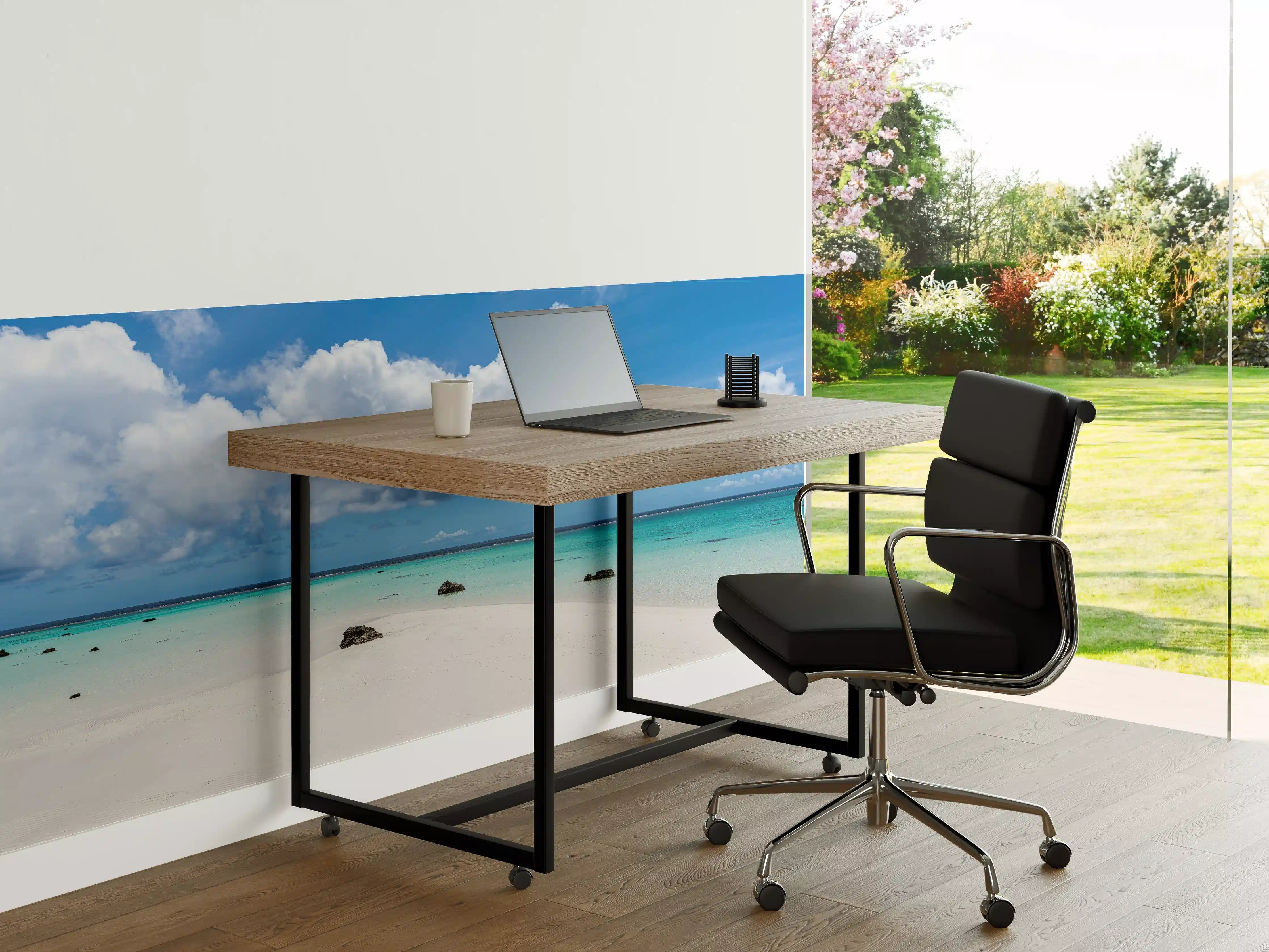 Büro Wandgestaltung - Blauer Himmel über karibischem Strand