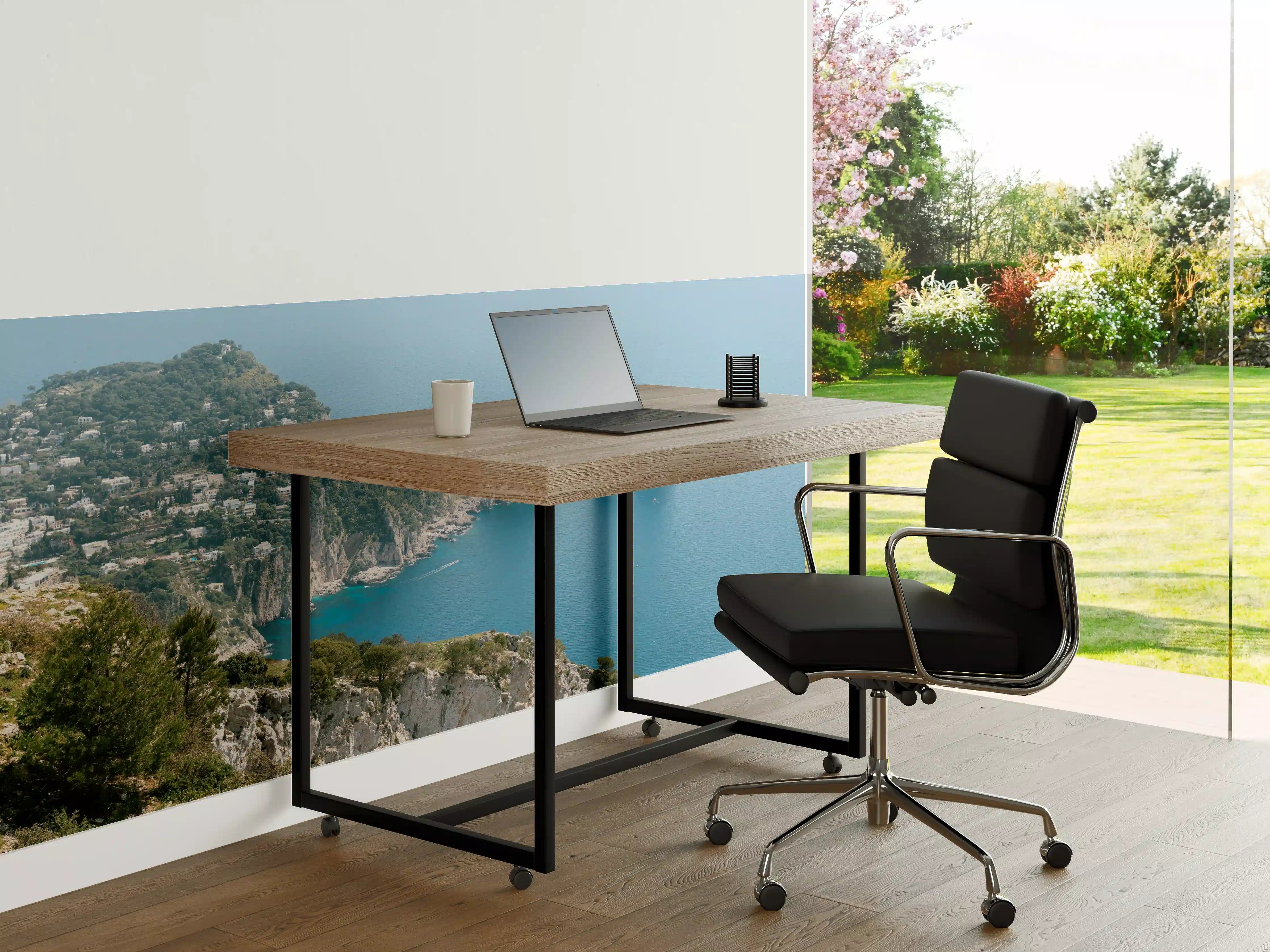 Büro Wandgestaltung - Blaues Meer an Italiens Küste