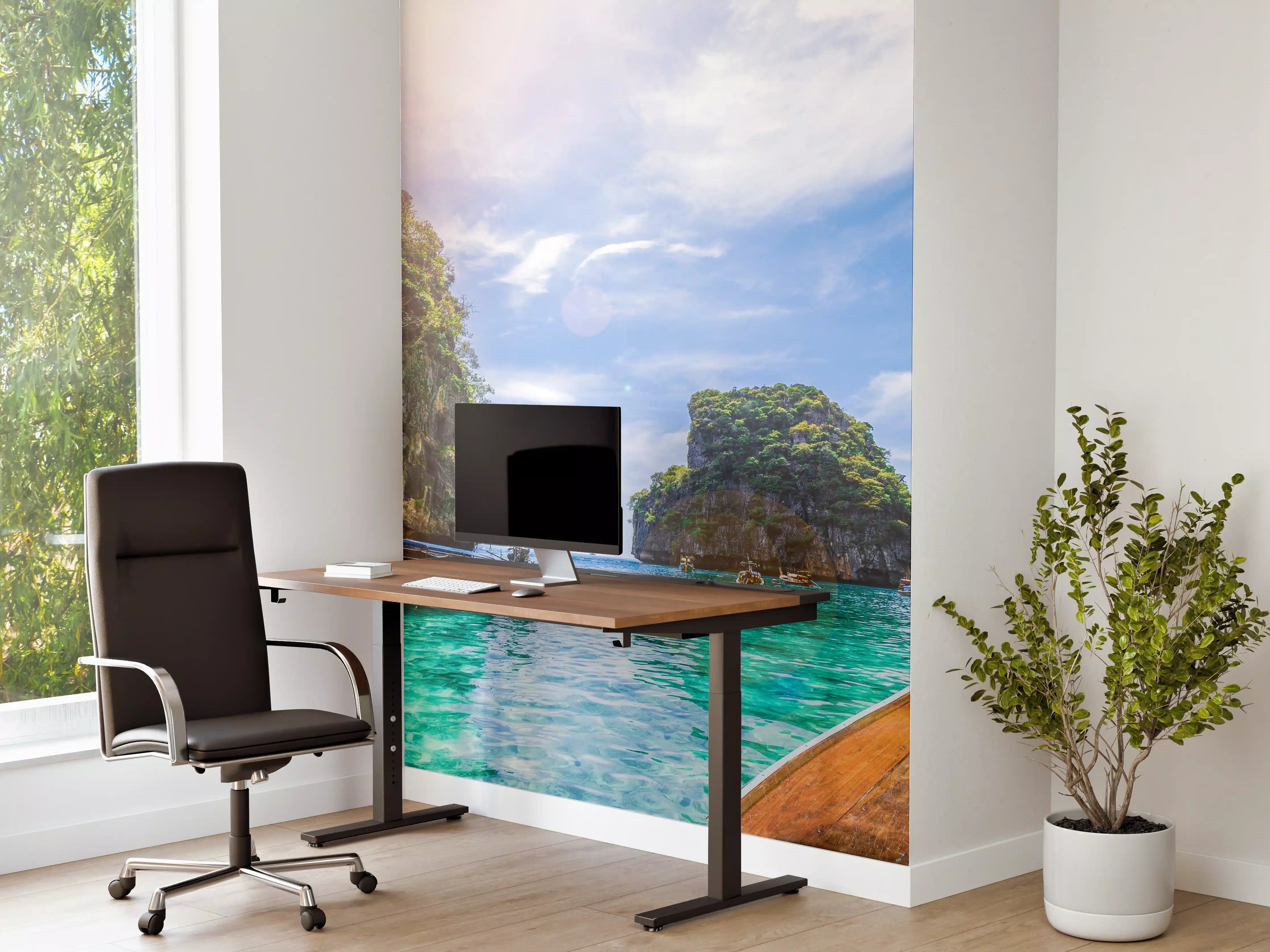 Büro Wandgestaltung - Blick auf die Bucht von Loh Samah