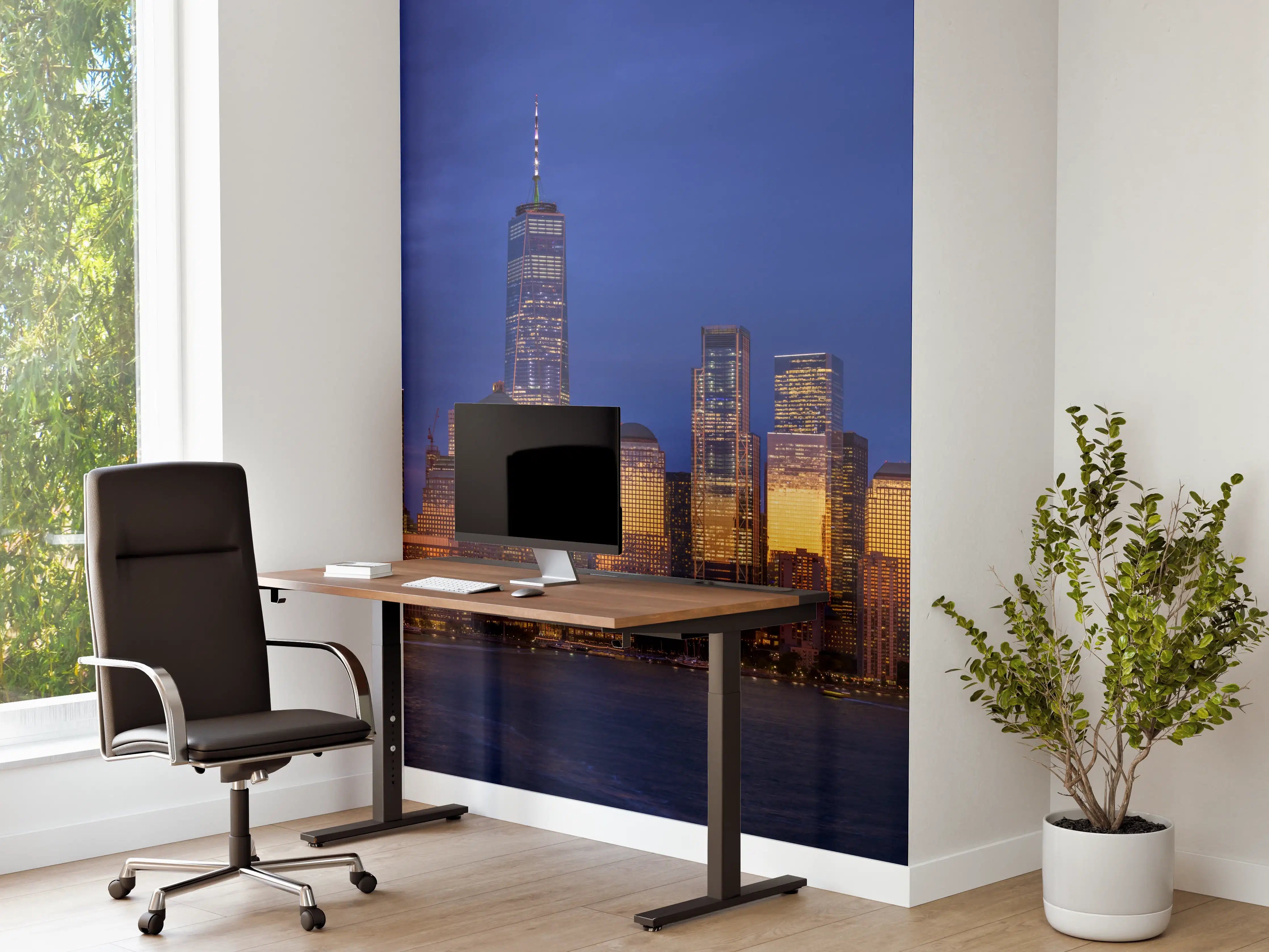 Büro Wandgestaltung - Blick auf die Skyline von Manhattan