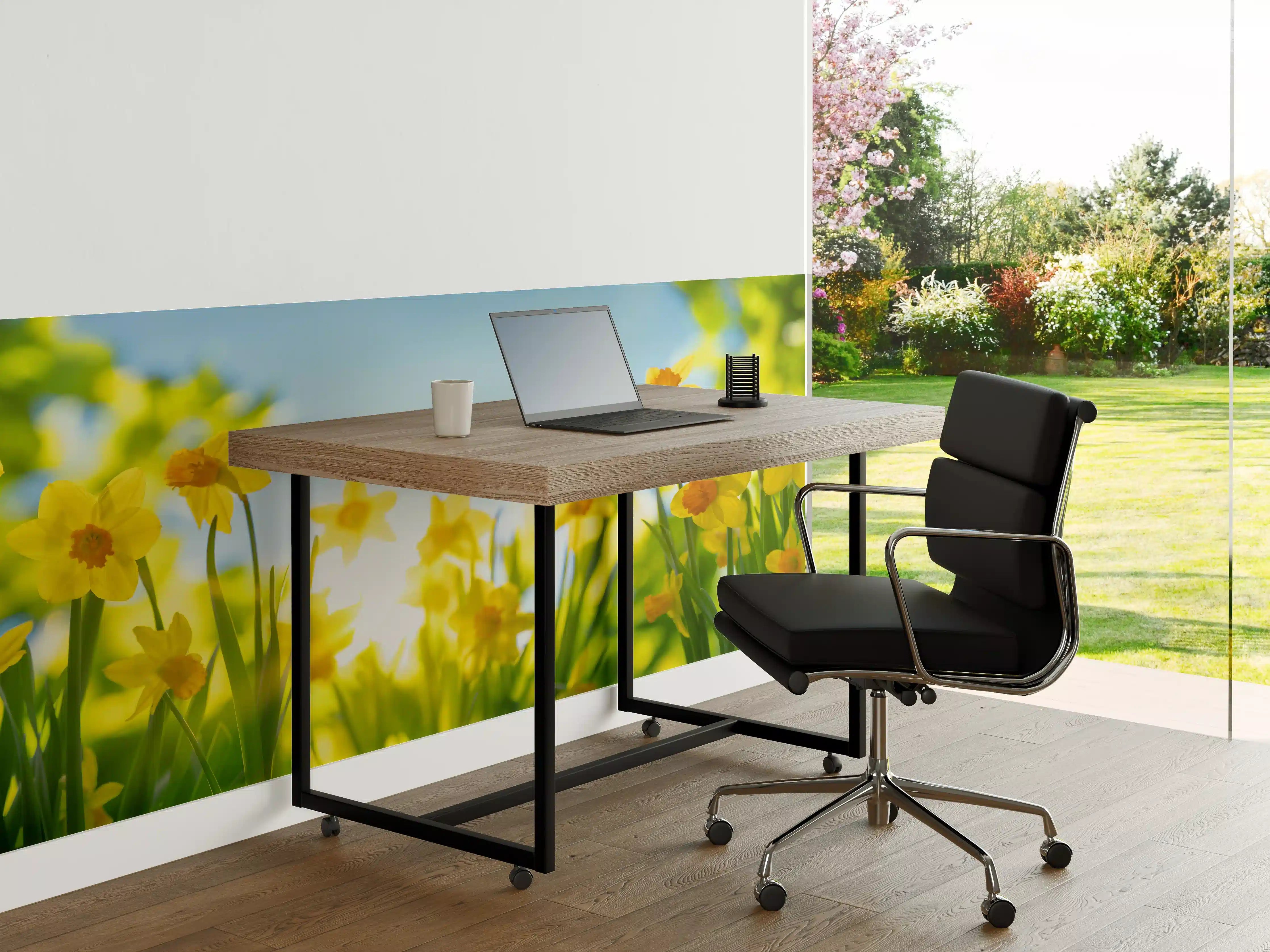 Büro Wandgestaltung - Blühende Frühlings-Narzissen