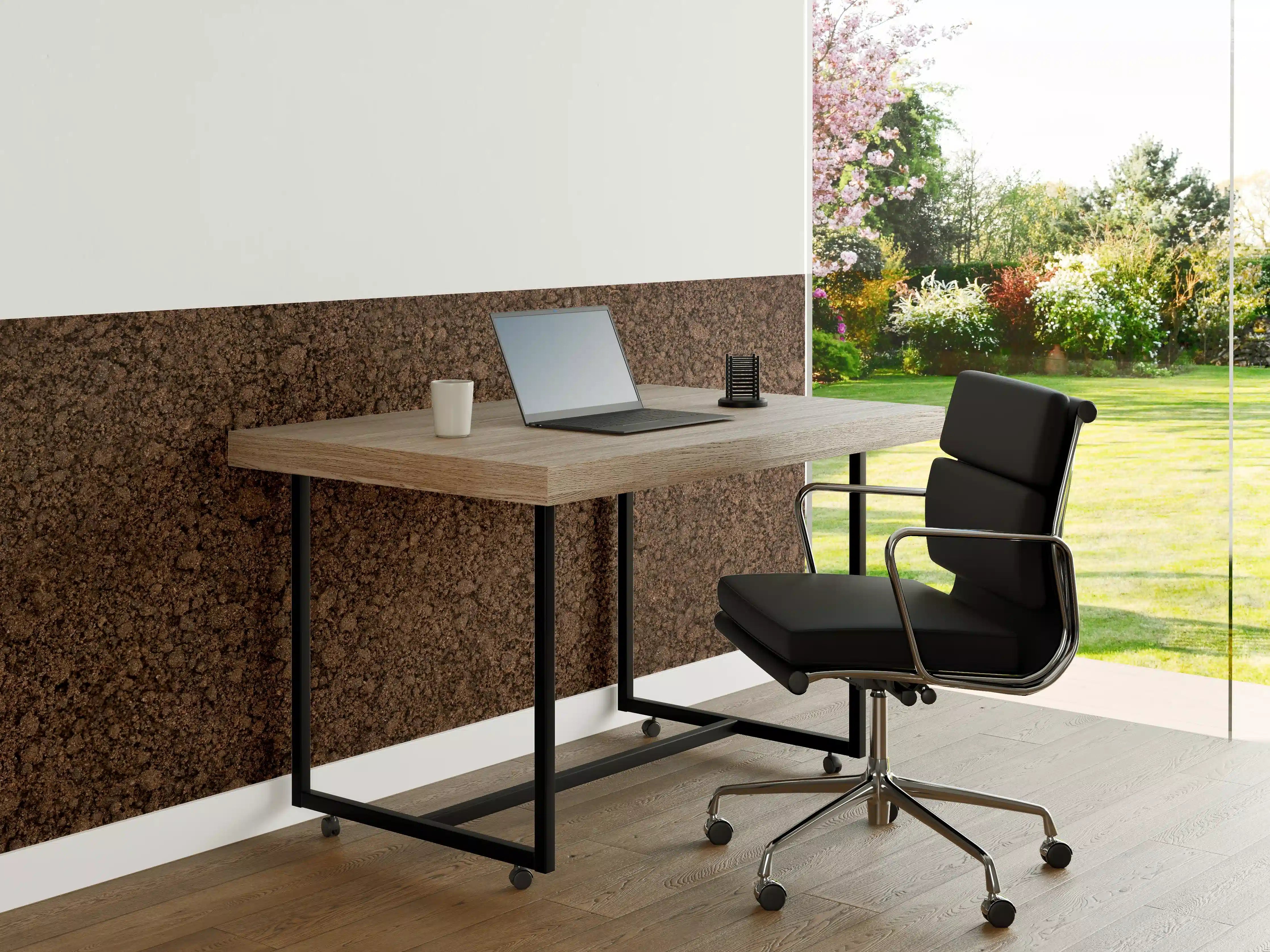 Büro Wandgestaltung - Bodentextur in Nahaufnahme