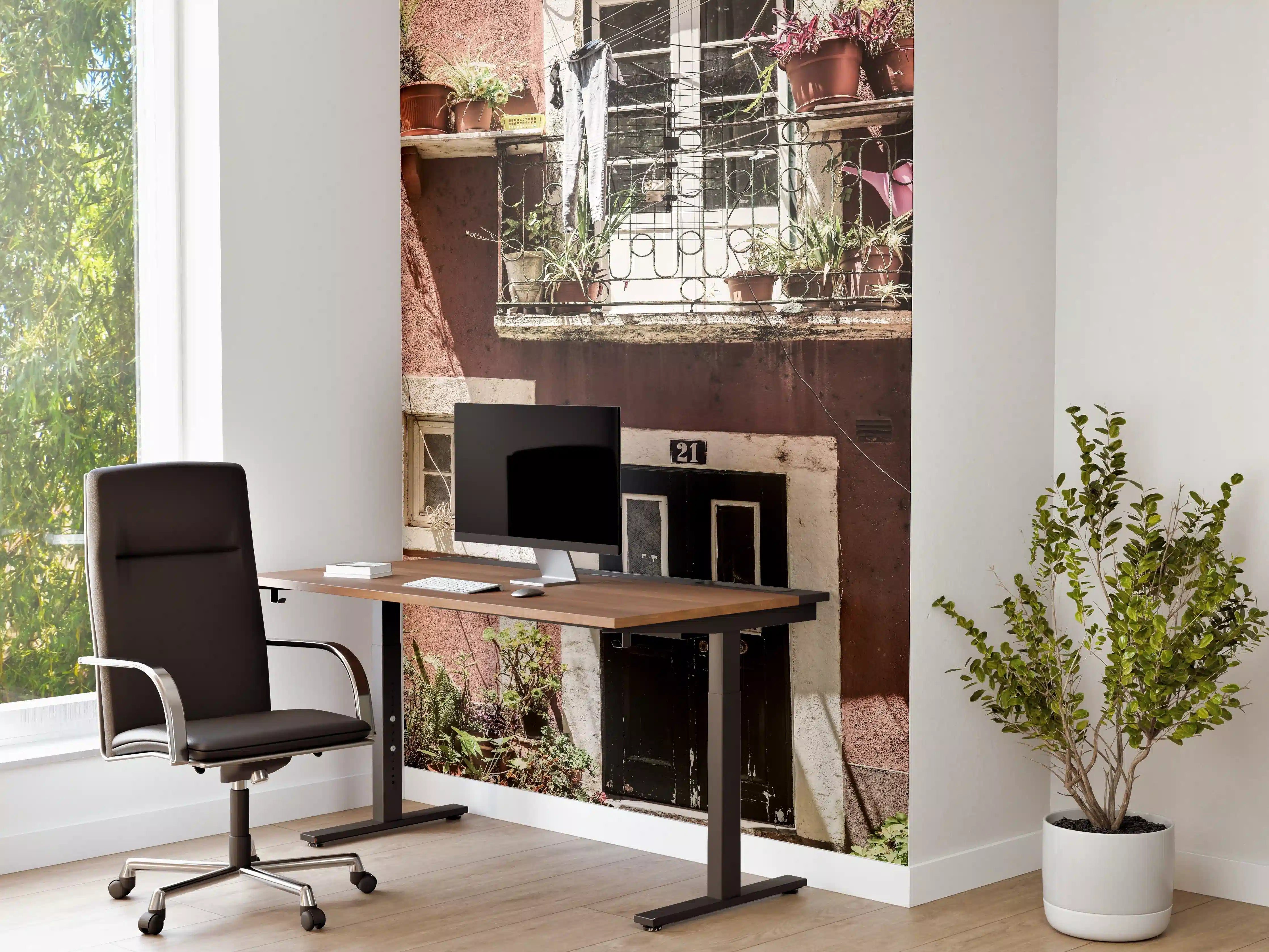 Büro Wandgestaltung - Boho-Stil Balkonpflanzen Hausnr. 21