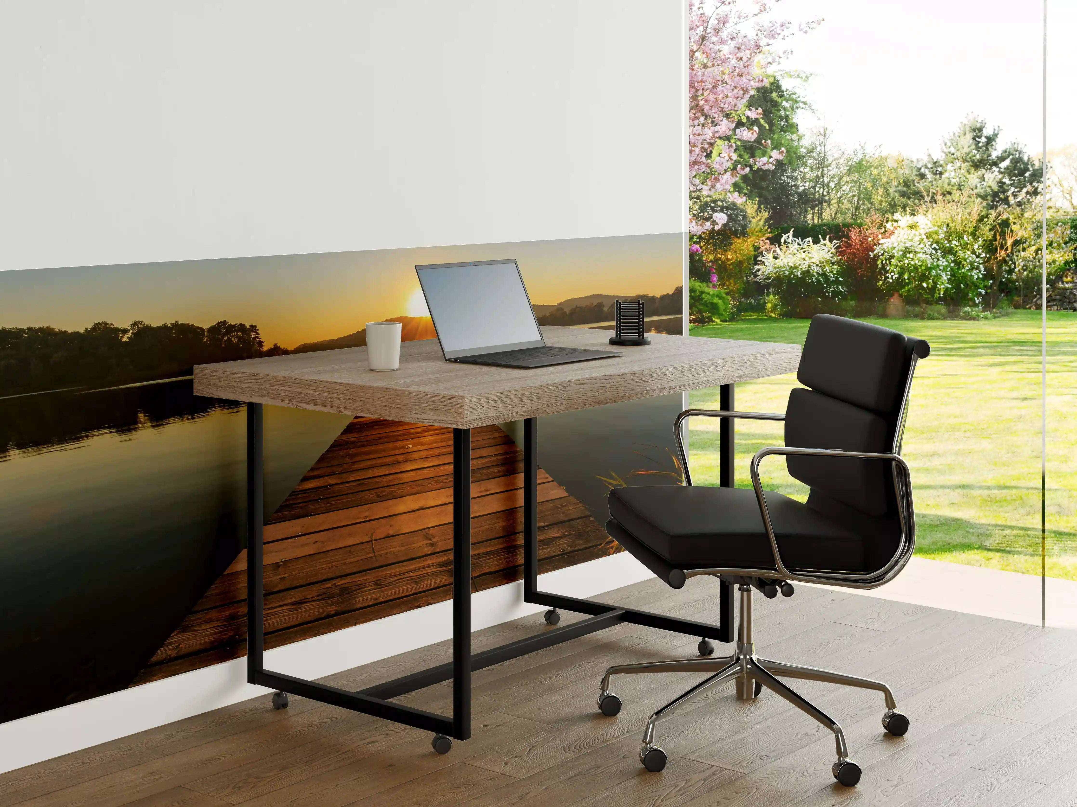 Büro Wandgestaltung - Bootssteg am Mittelsee