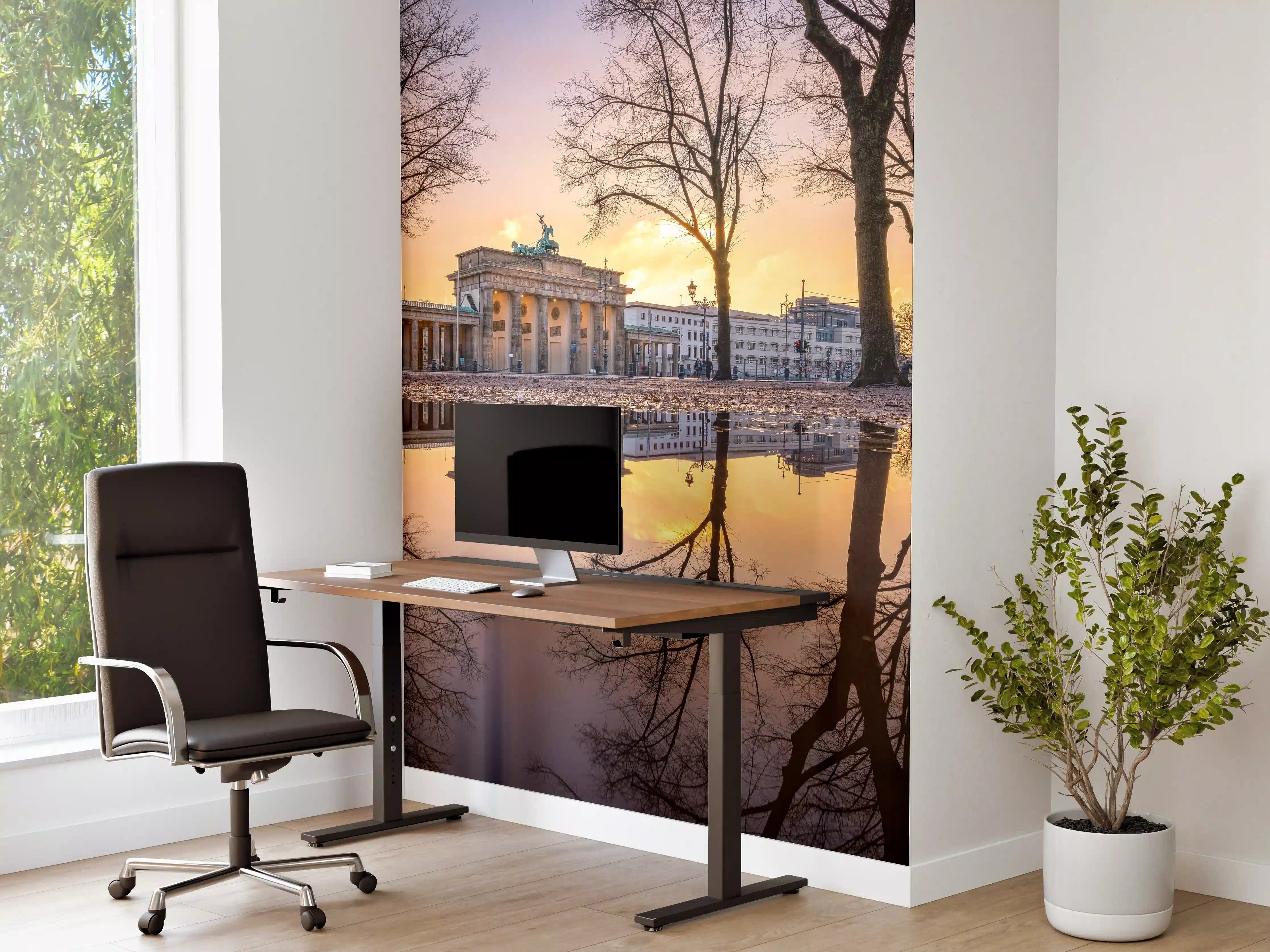 Büro Wandgestaltung - Brandenburger Tor im Winter
