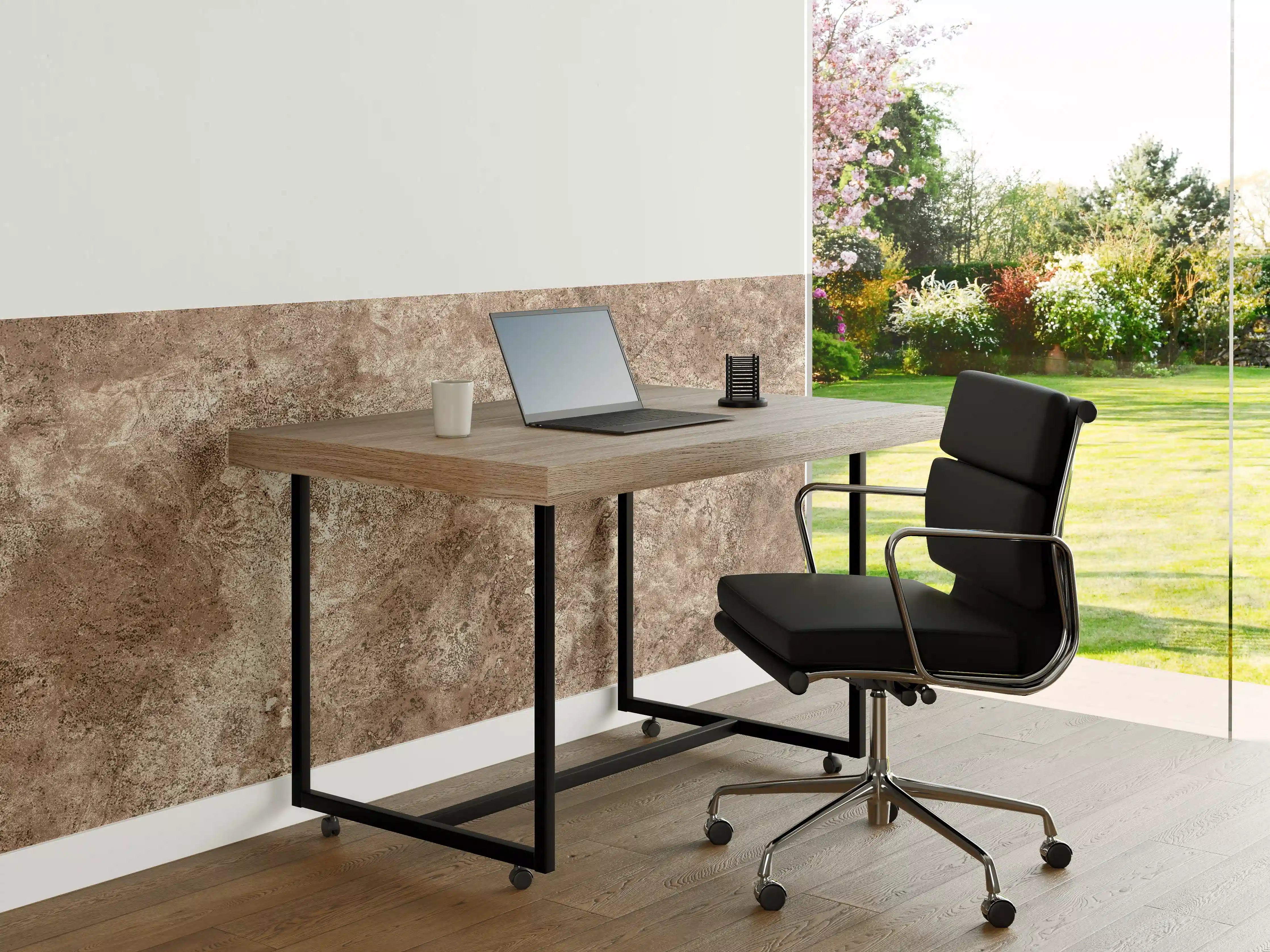 Büro Wandgestaltung - Brauner alter Sandstein 2