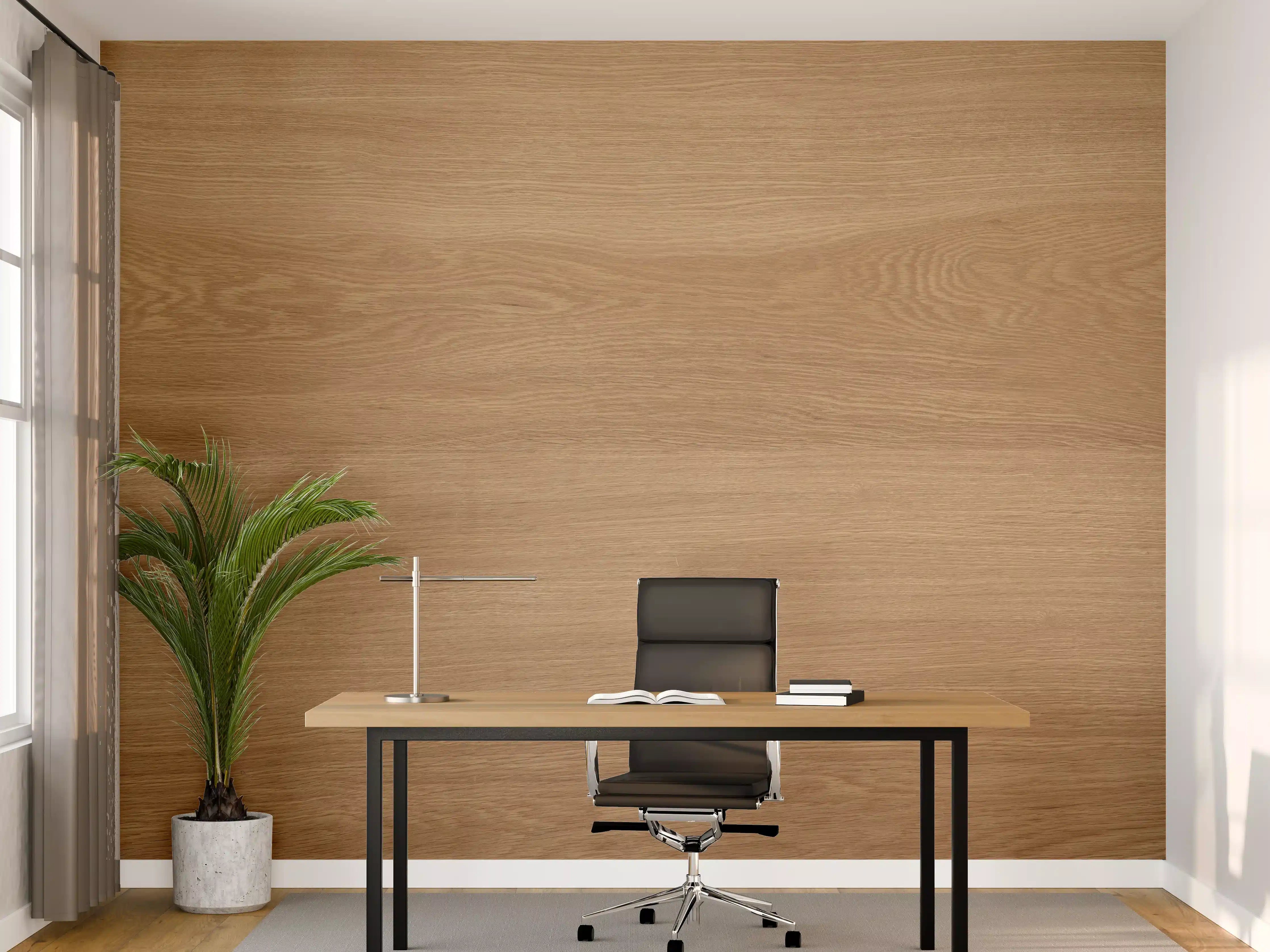 Büro Wandgestaltung - Braunes Holzfliesen Muster