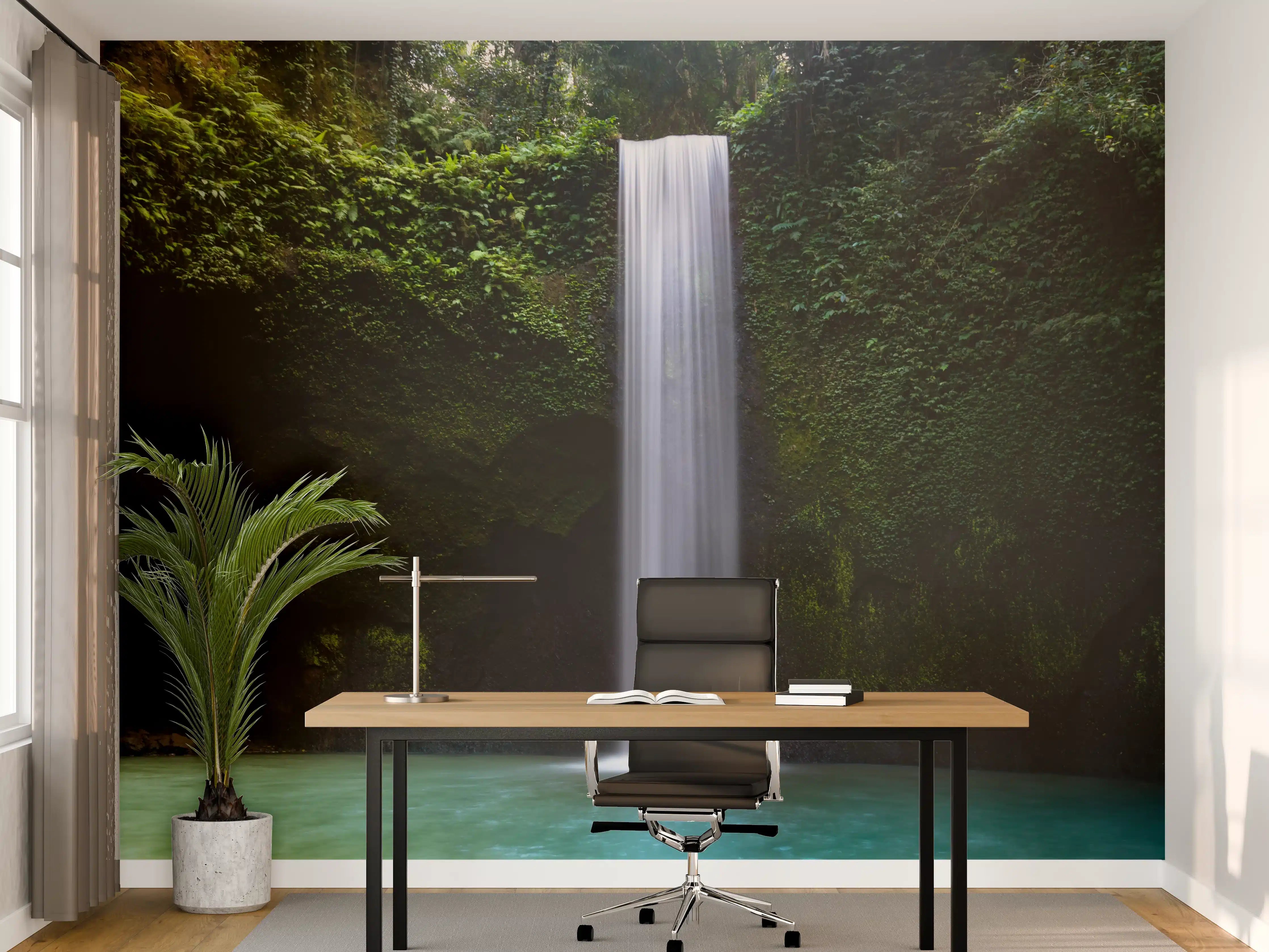 Büro Wandgestaltung - Brillante Kaskade auf Bali