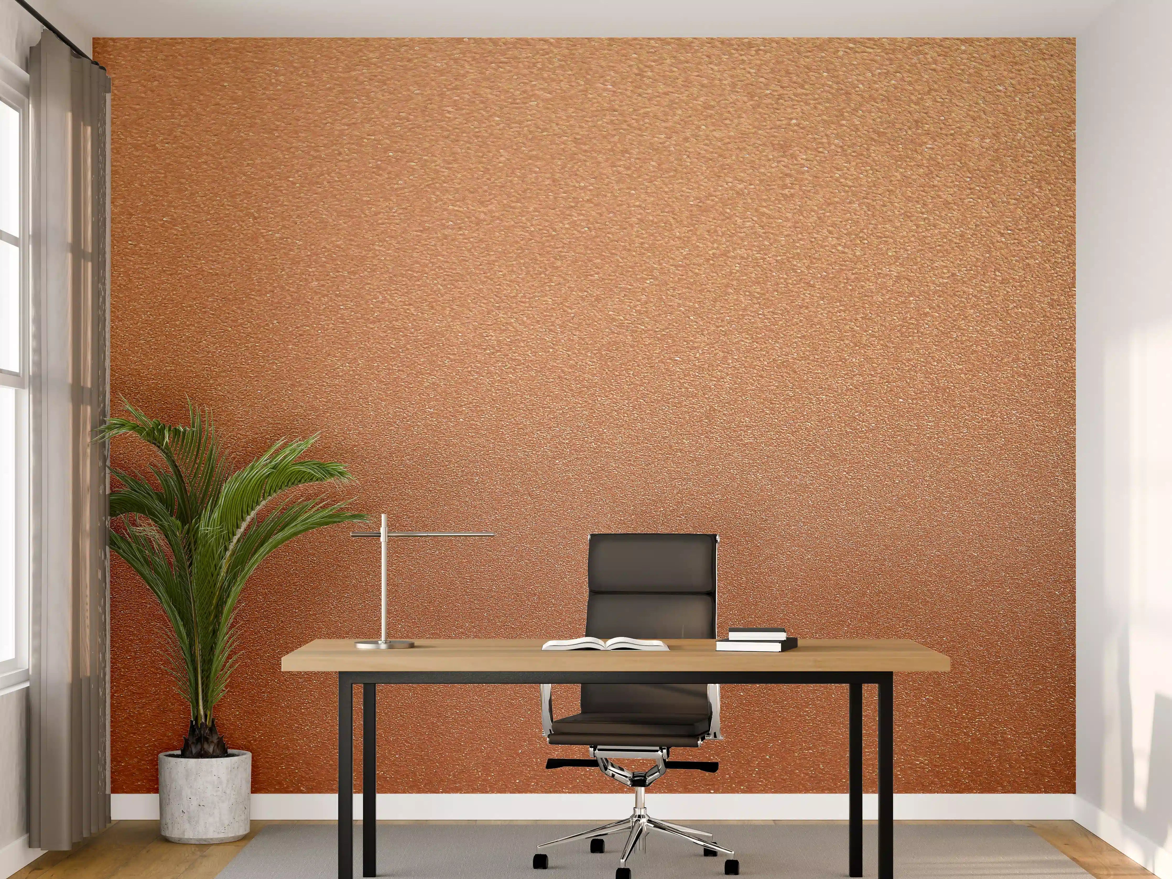 Büro Wandgestaltung - Bronze Textur Panorama Hintergrund