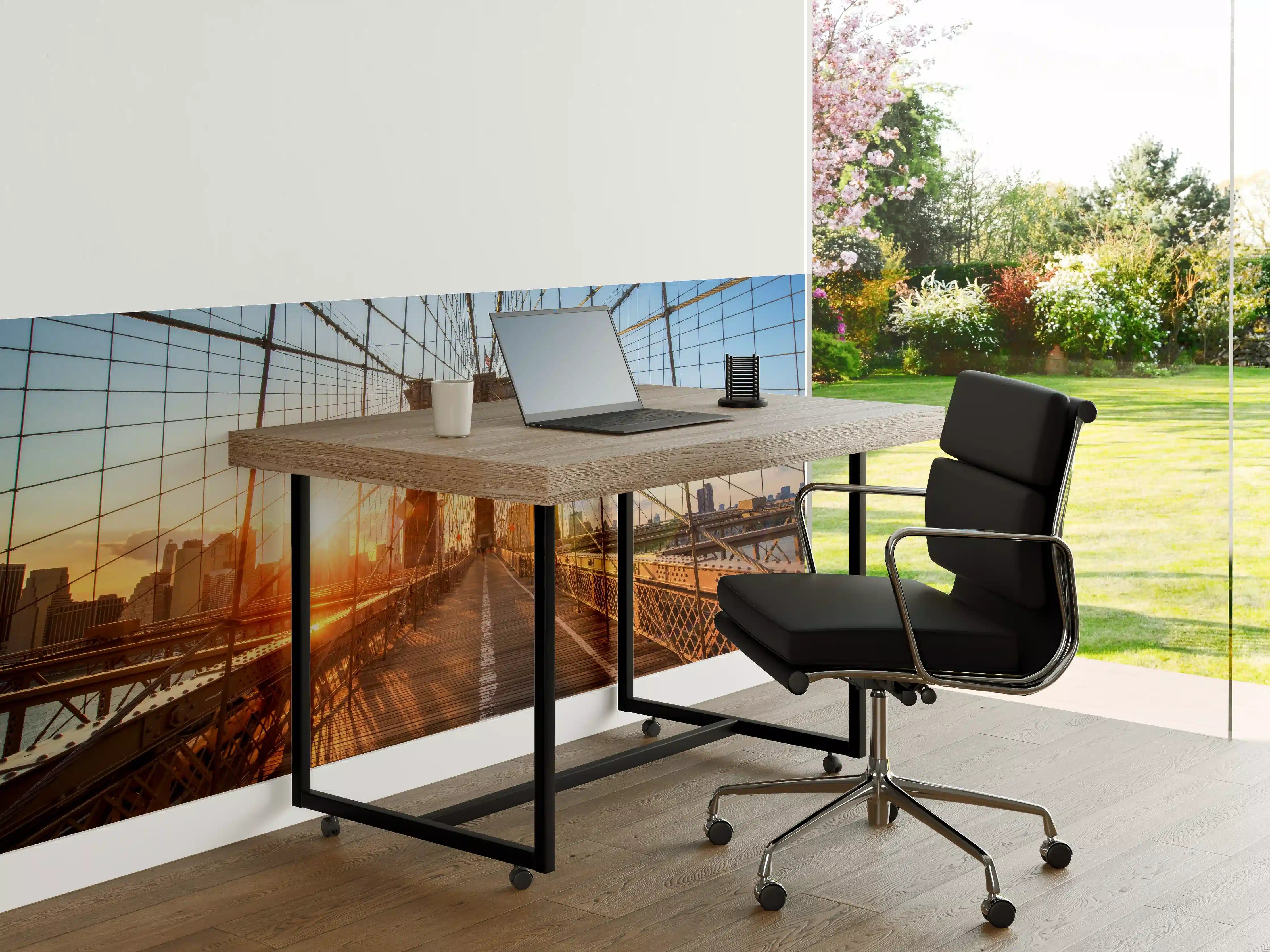 Büro Wandgestaltung - Brooklyn Bridge bei Sonnenuntergang 