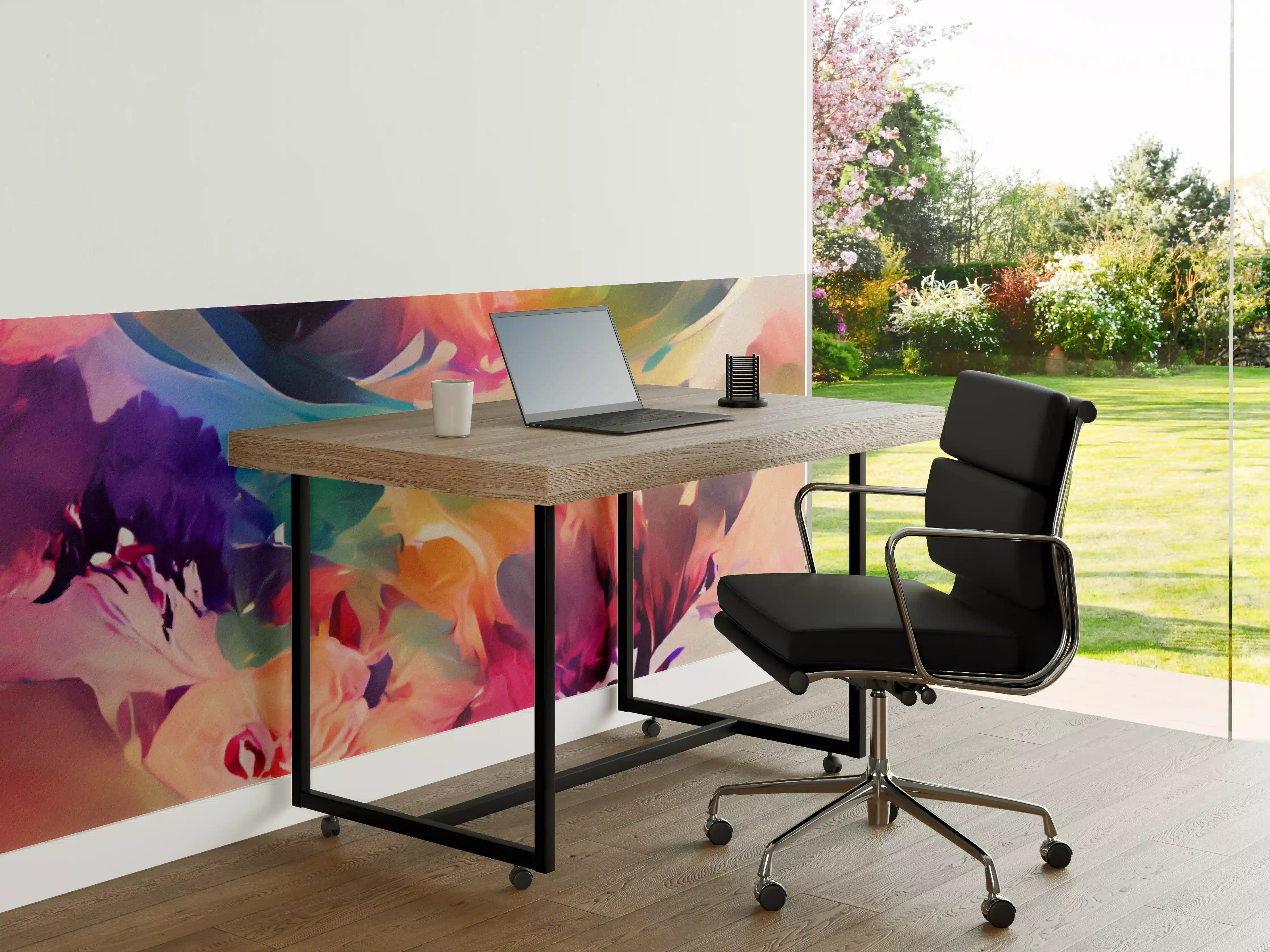 Büro Wandgestaltung - Bunte Abstrakte Kunst Explosion