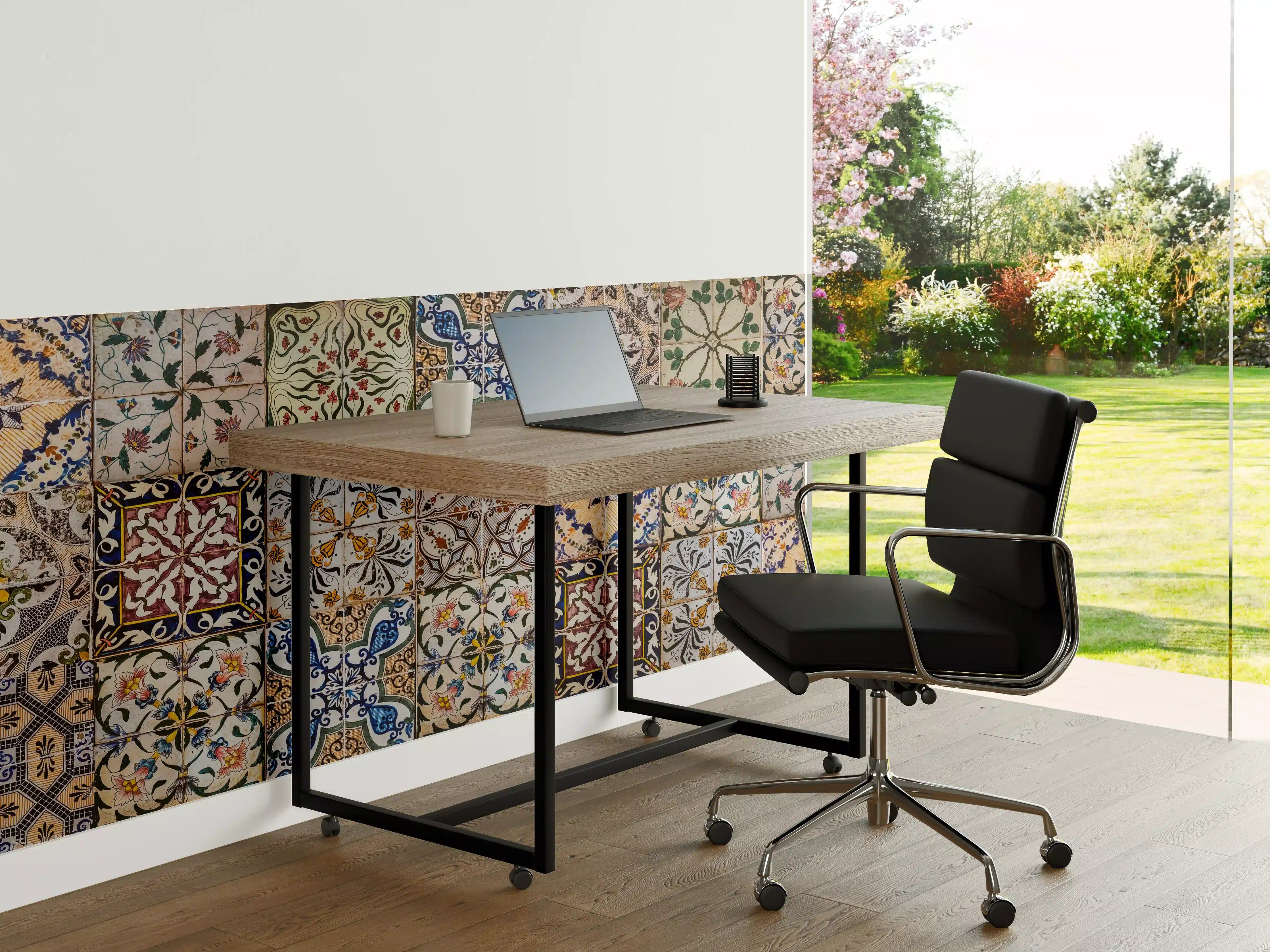 Büro Wandgestaltung - Bunte Fliesenmuster mit traditionellen Designs