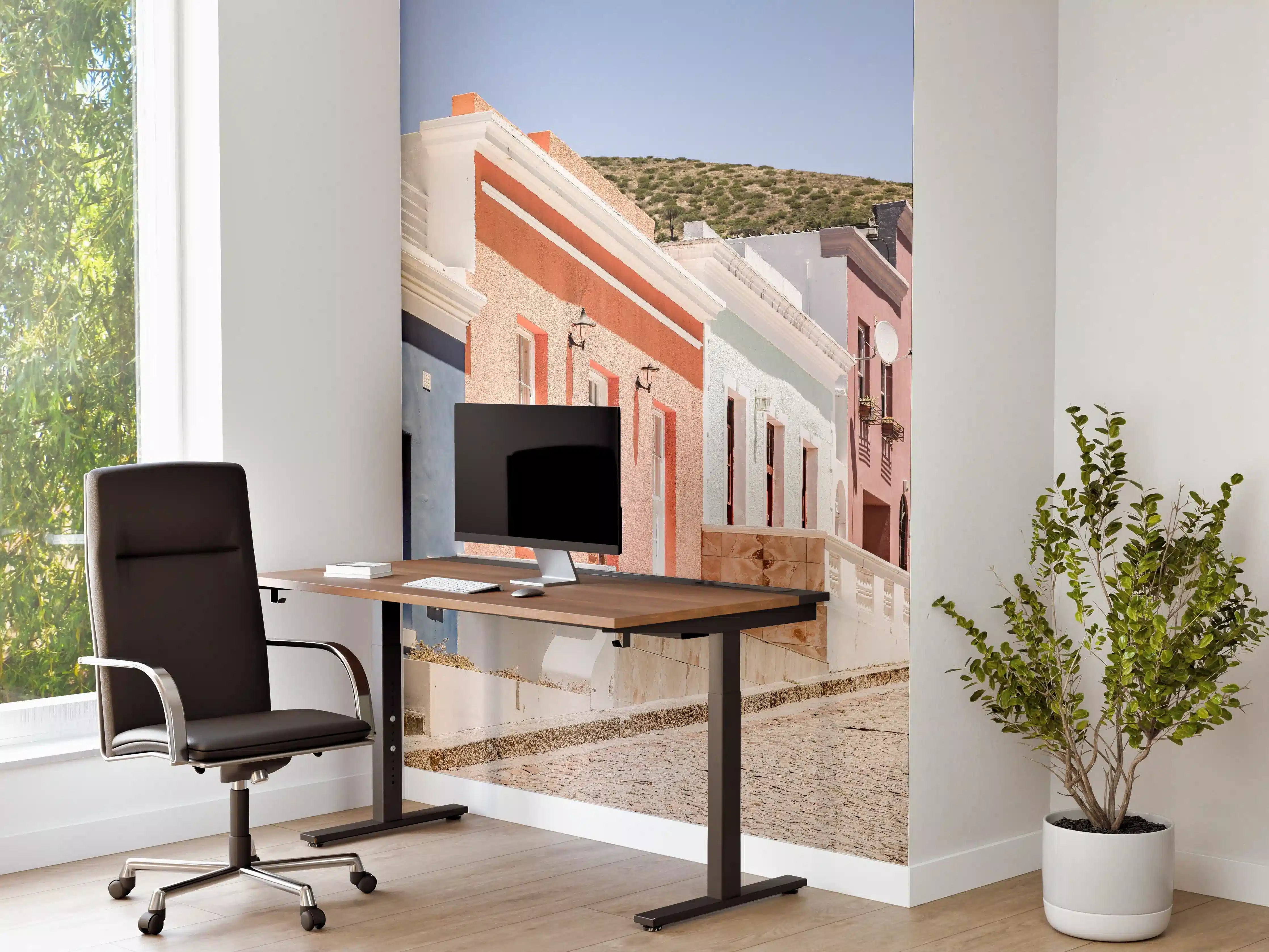 Büro Wandgestaltung - Bunte Gebäude - Architektur 