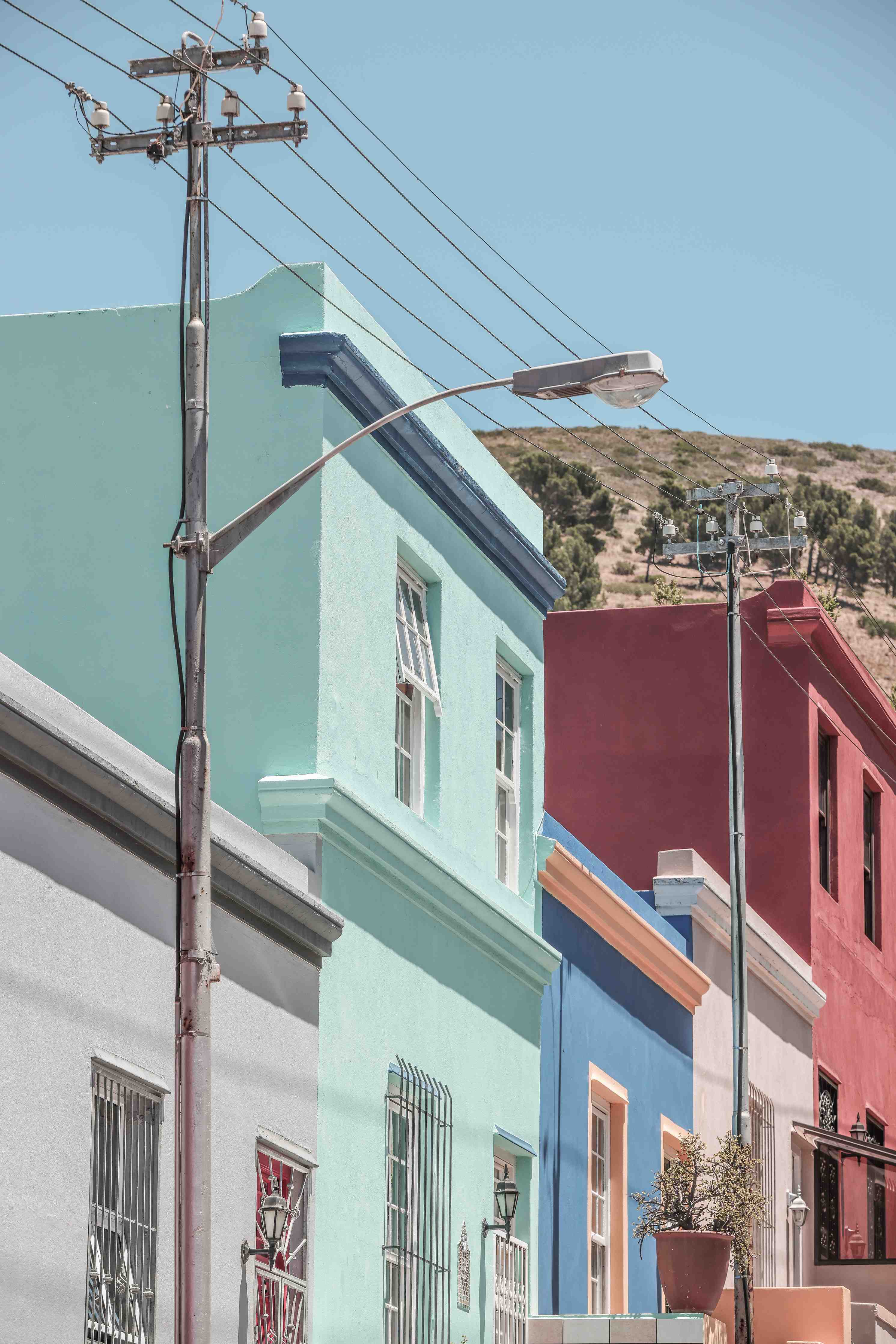 Büro Wandgestaltung-Bunte Gebäude - Bo-Kaap, Kapstadt