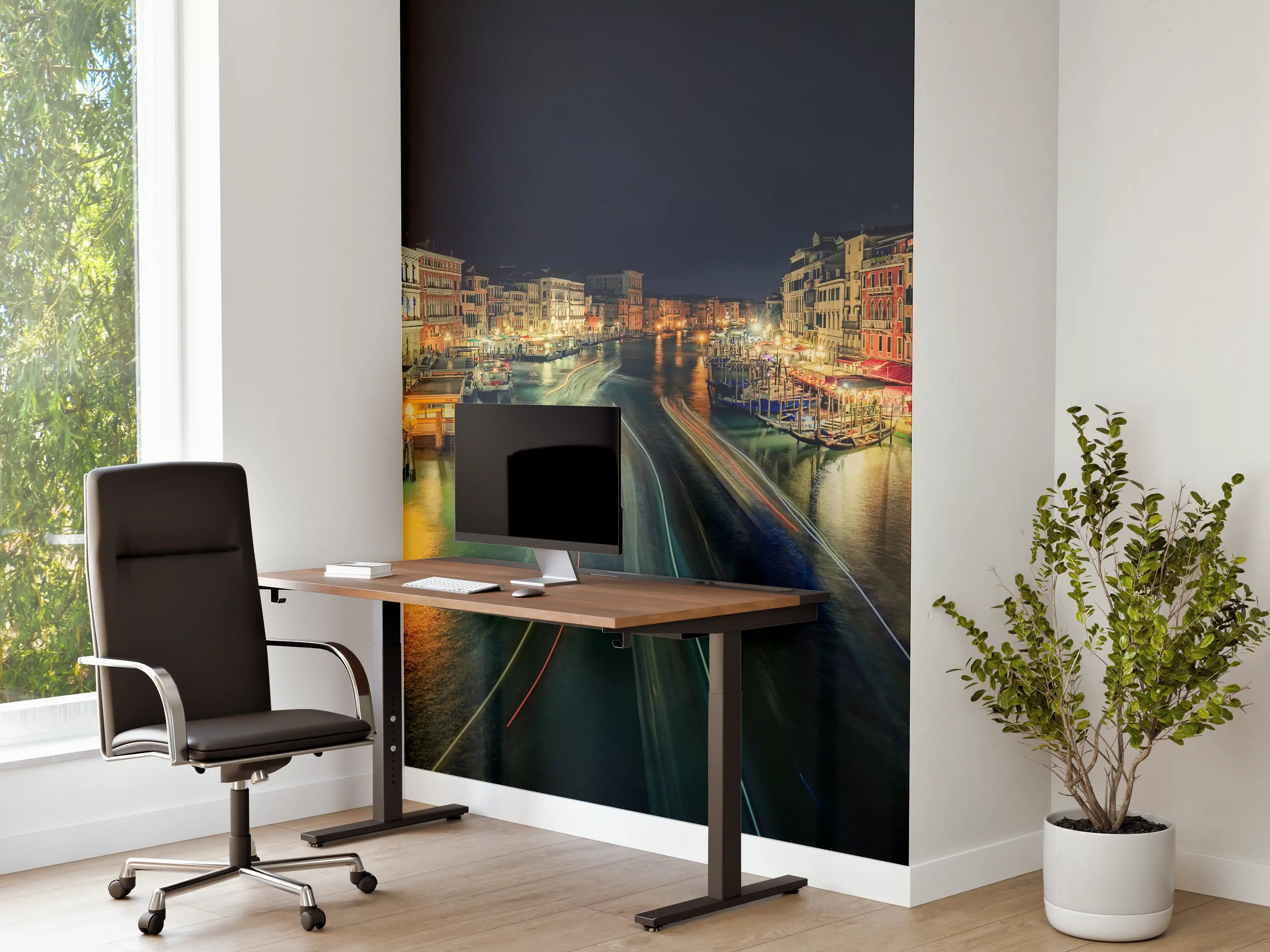 Büro Wandgestaltung - Bunte Nacht - Italien 