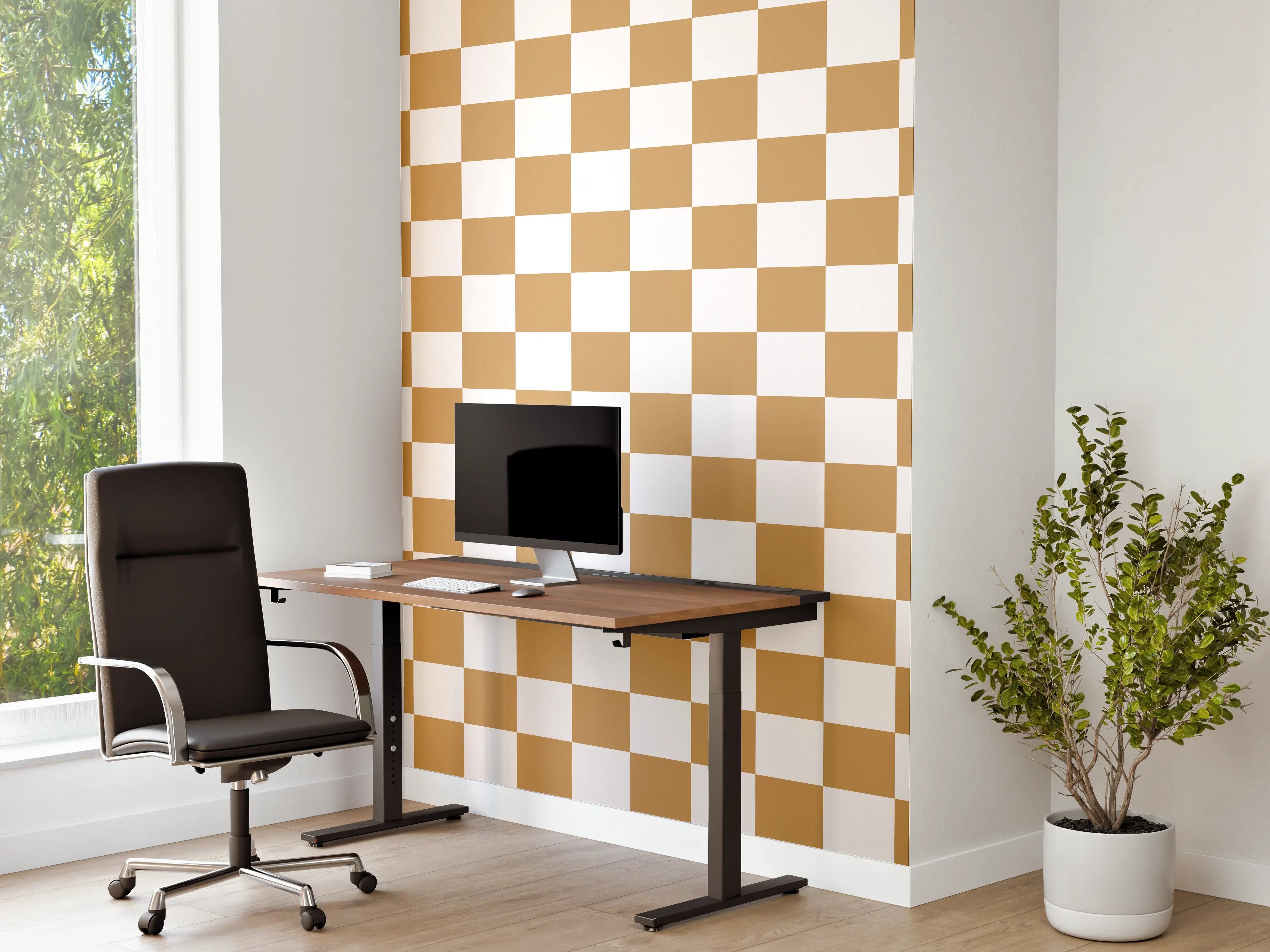 Büro Wandgestaltung - Bunte Retro-Design Fliese